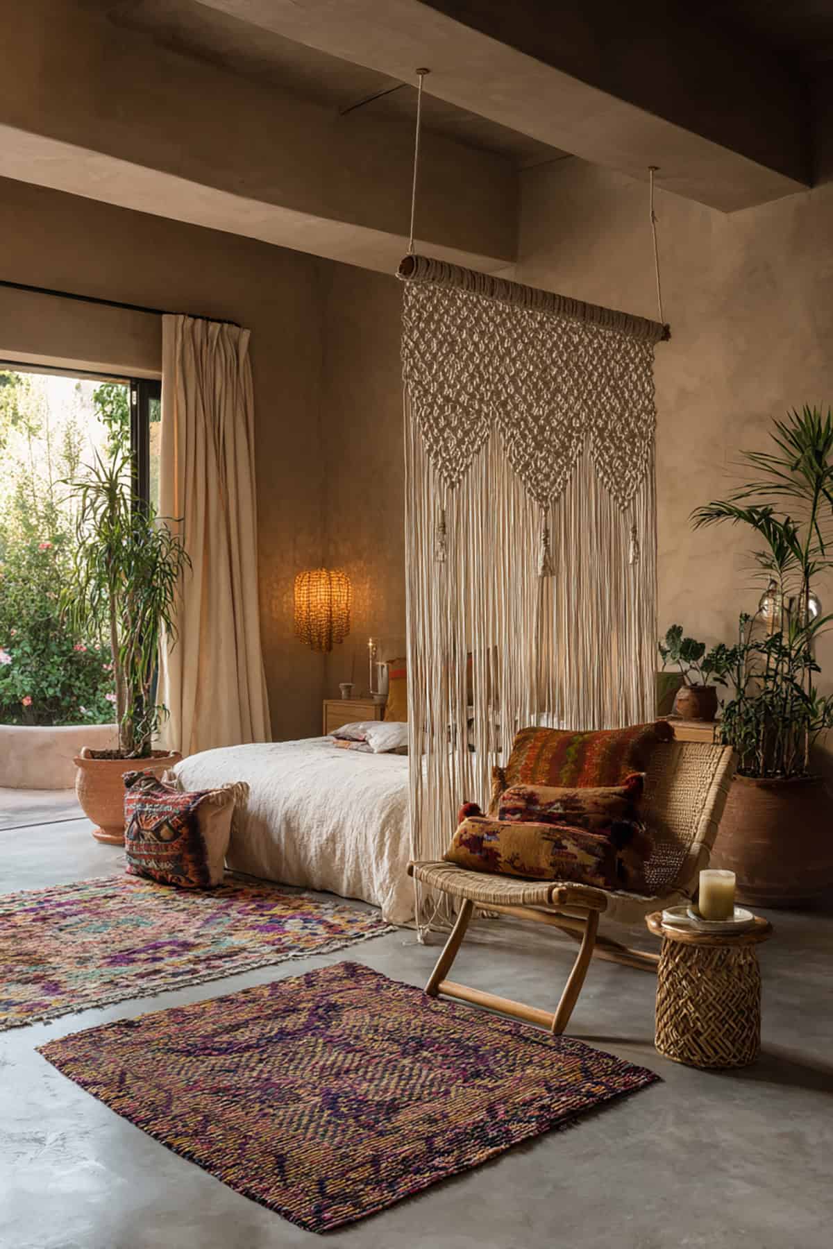 Hanging Macrame Divider