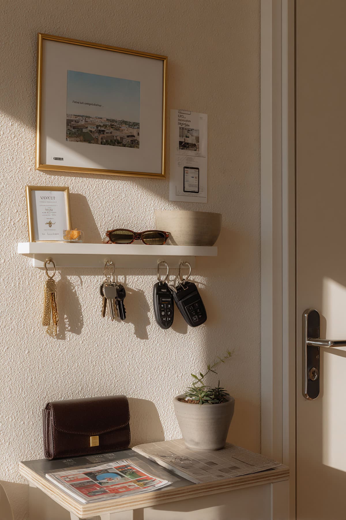 MOSSlanda Ledge Key Shelf