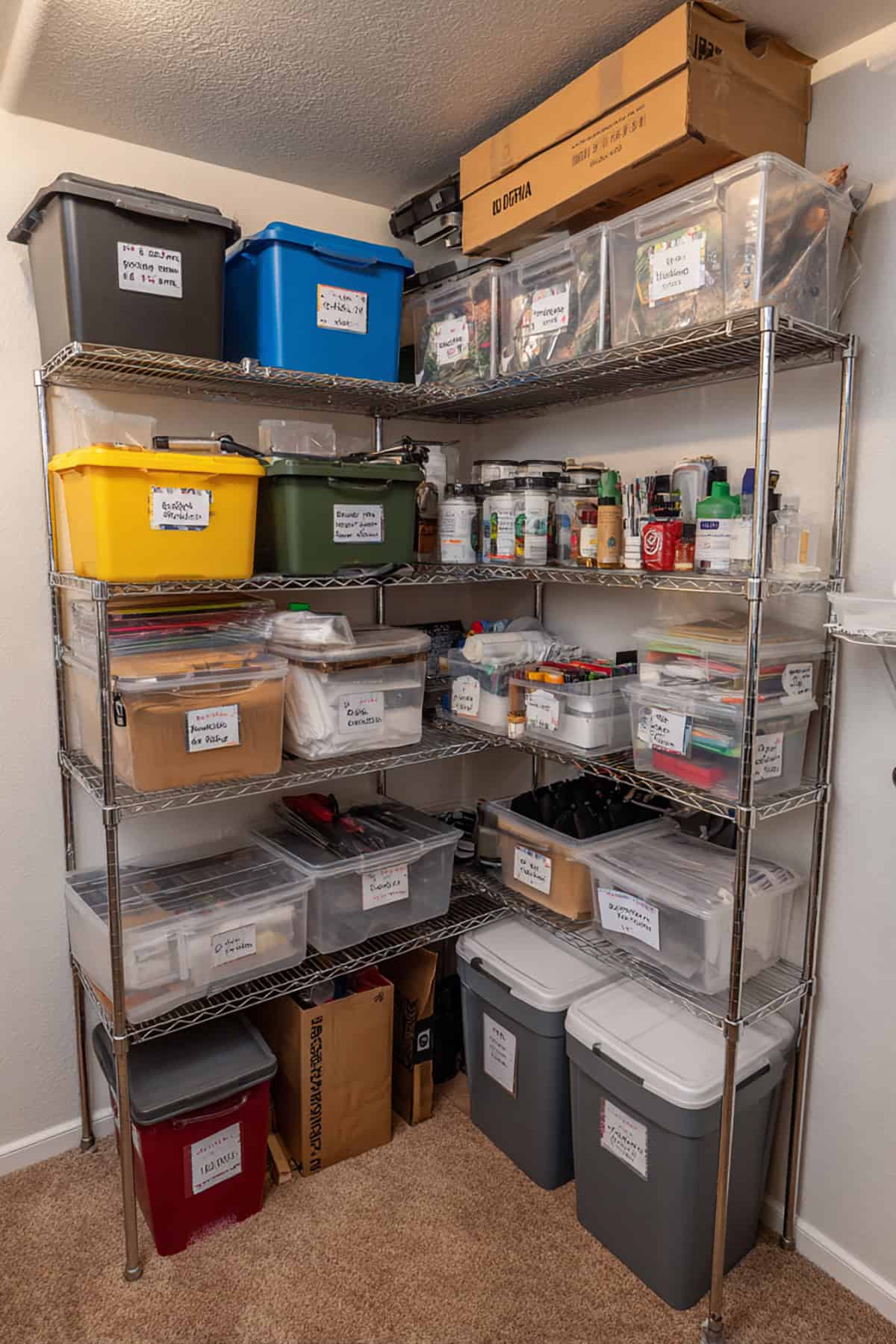 OMAR Garage Utility Corner Shelf