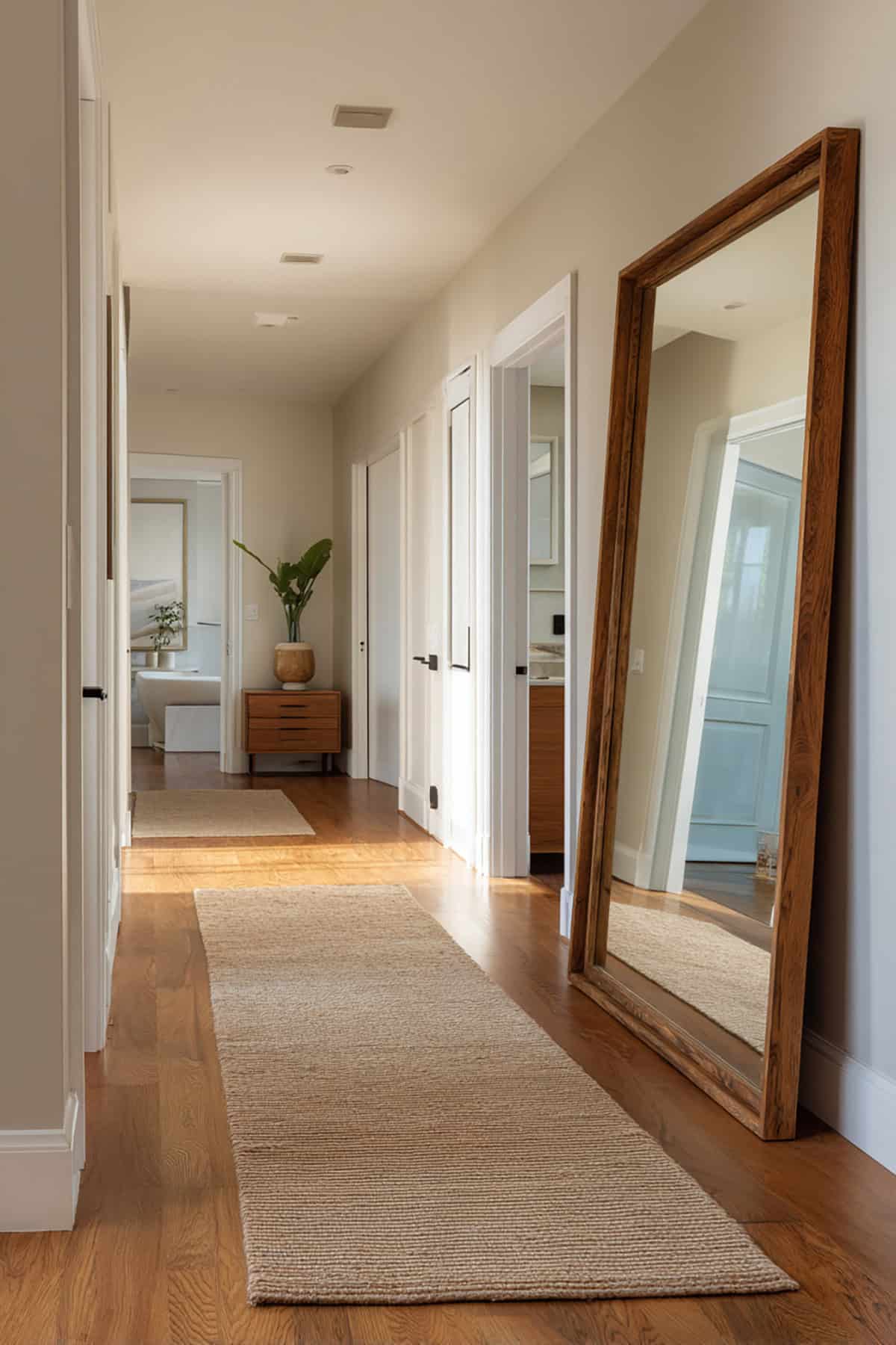 Oversized Leaning Mirror