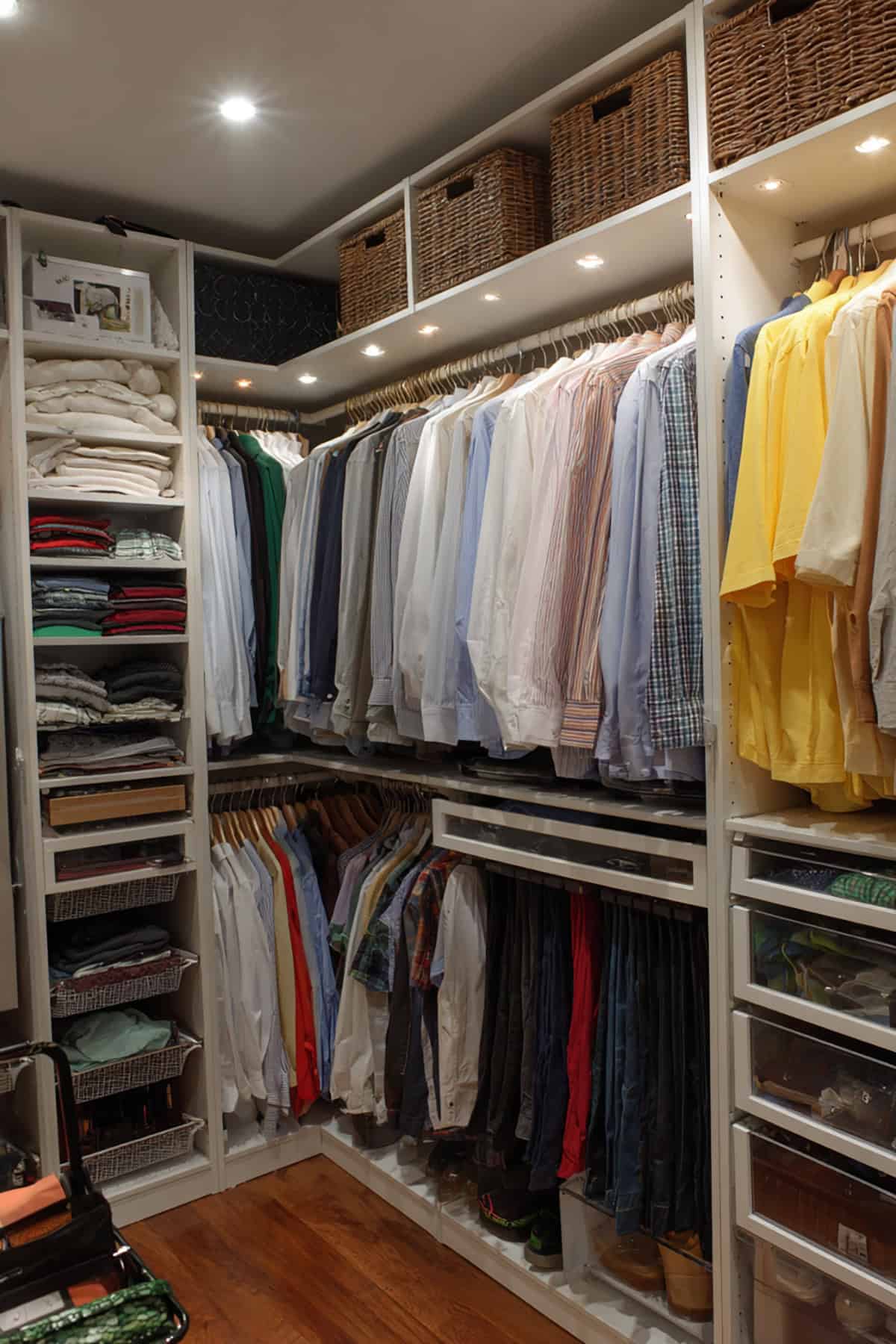PAX Closet With Clear Clothing Zones