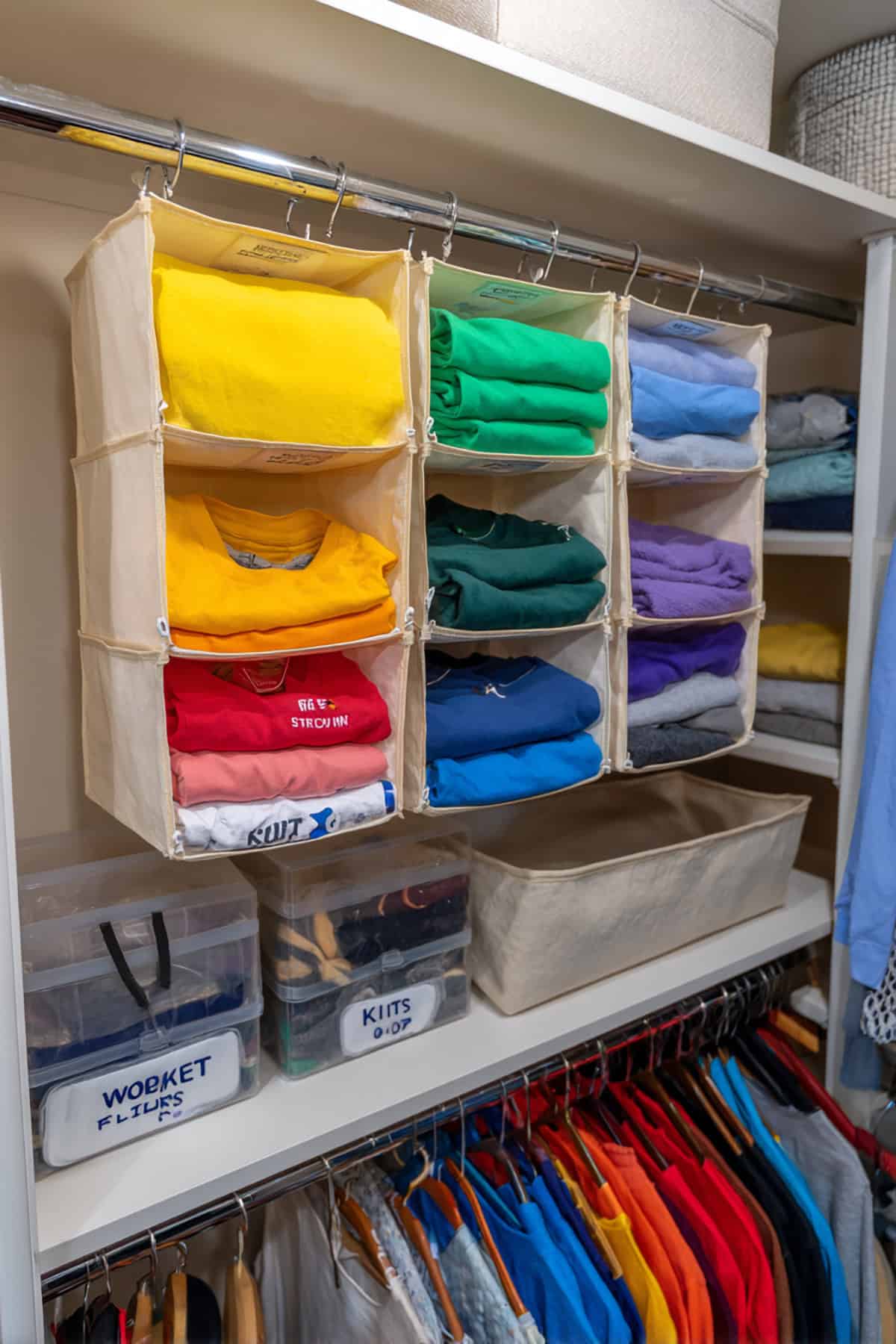 SKUBB Hanging Organizer For Outfit Stacks