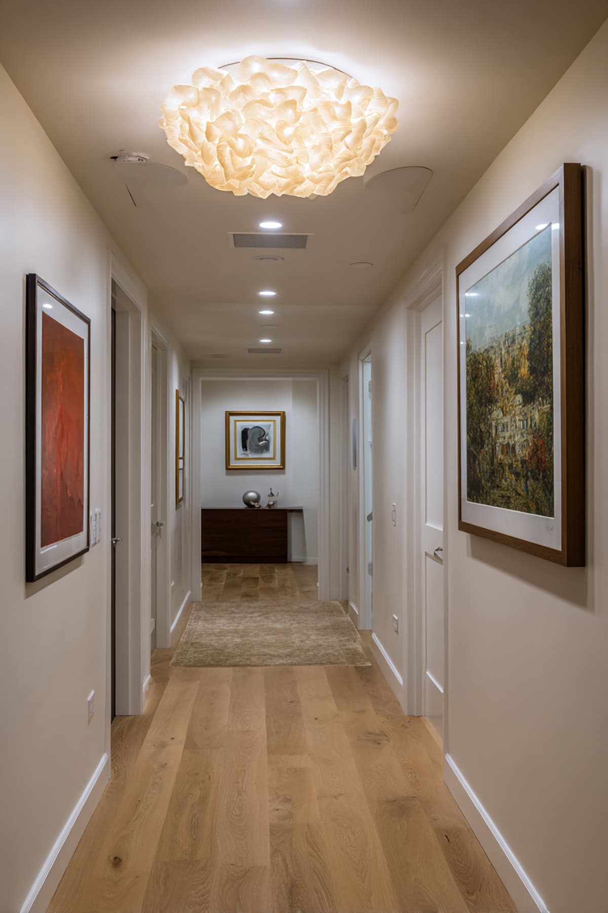 Sculptural Flush Mount Lighting