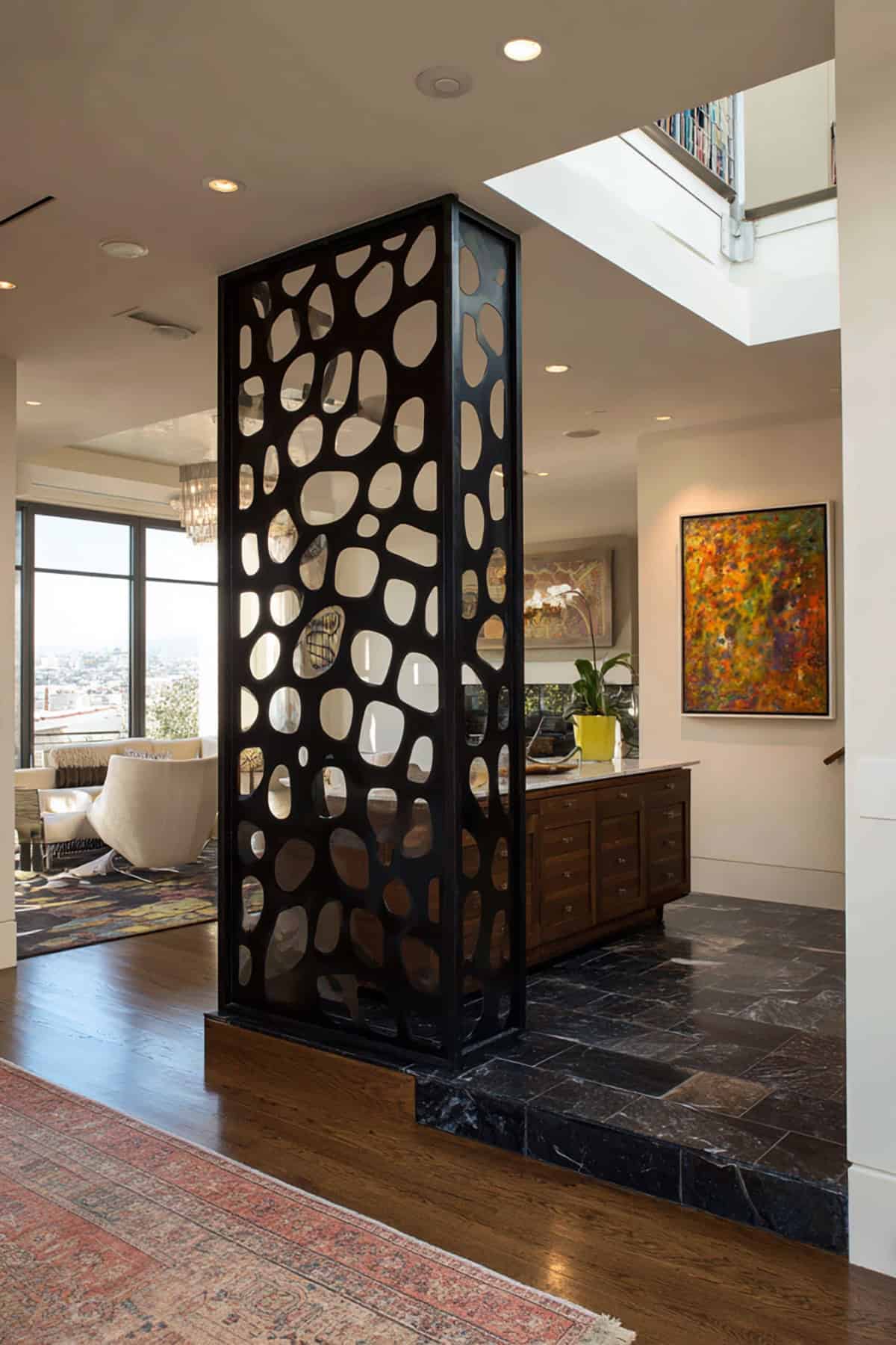 Sculptural Metal Divider
