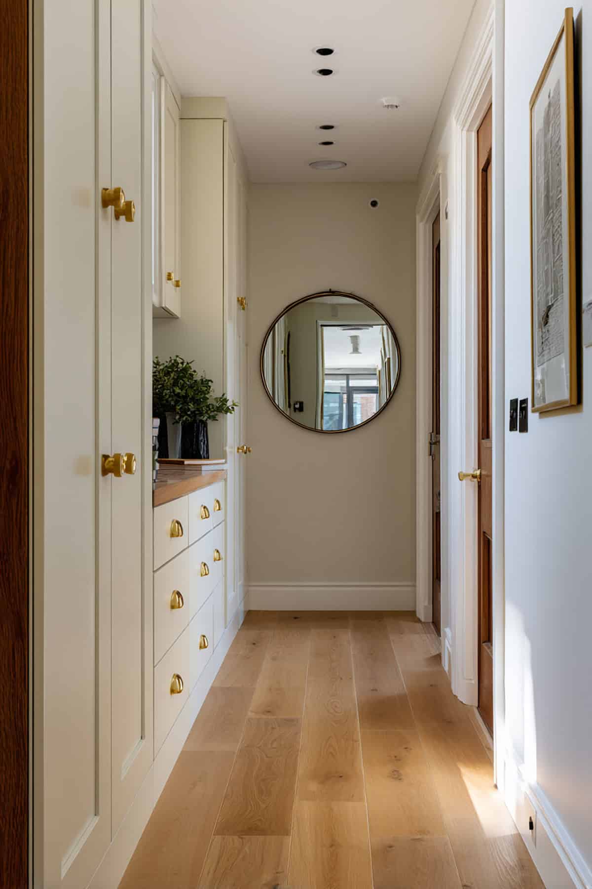 Slim Closed Storage Cabinet