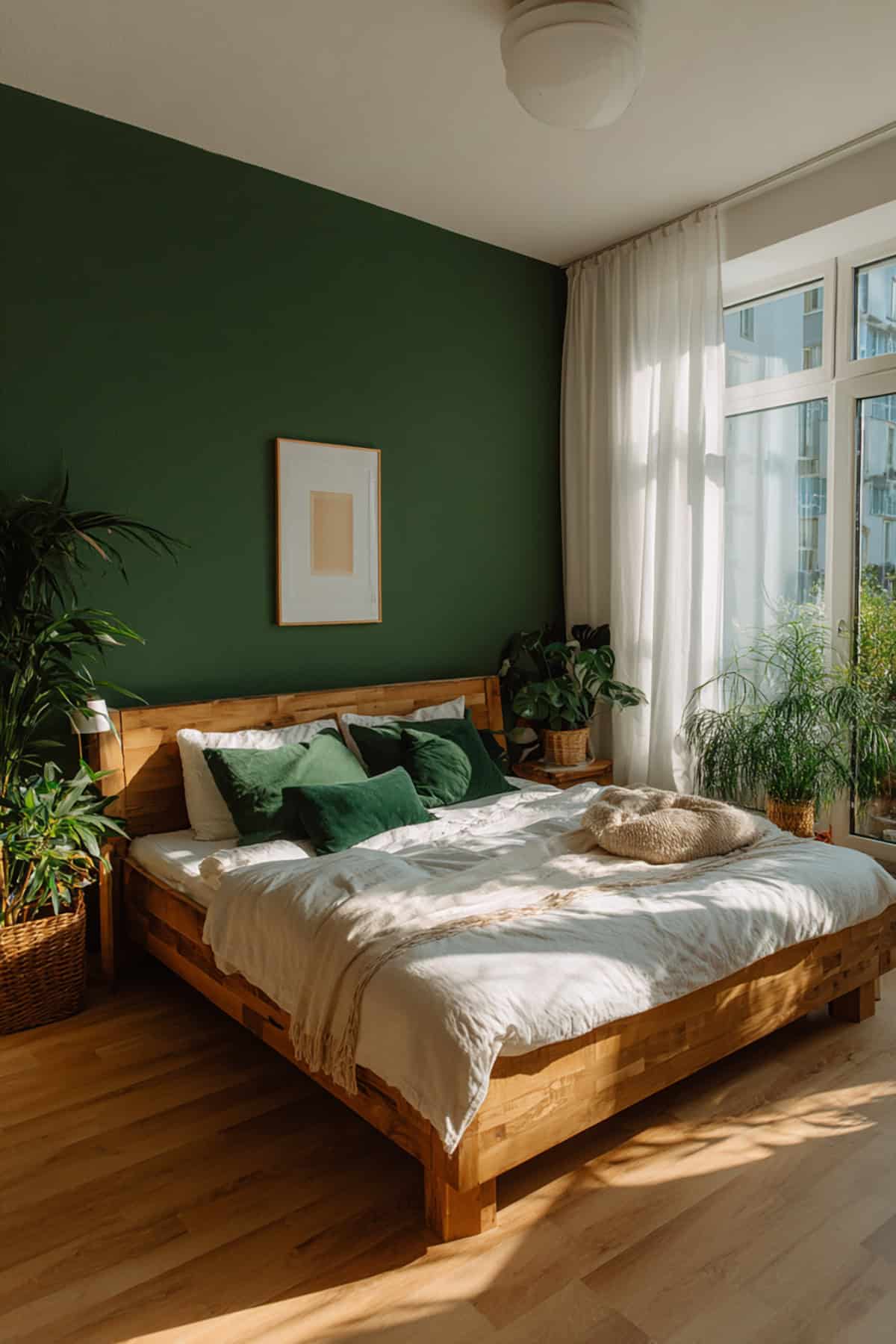 Soften the Mood with White and Lush Green