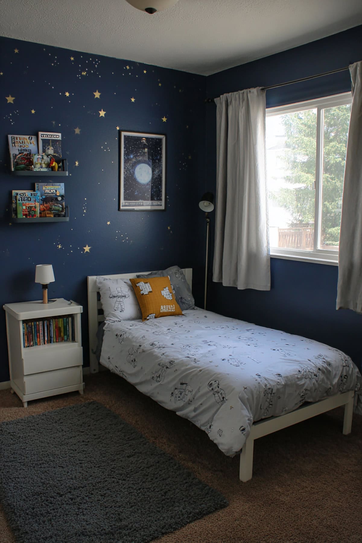 Space Mission Wall + Star Ceiling