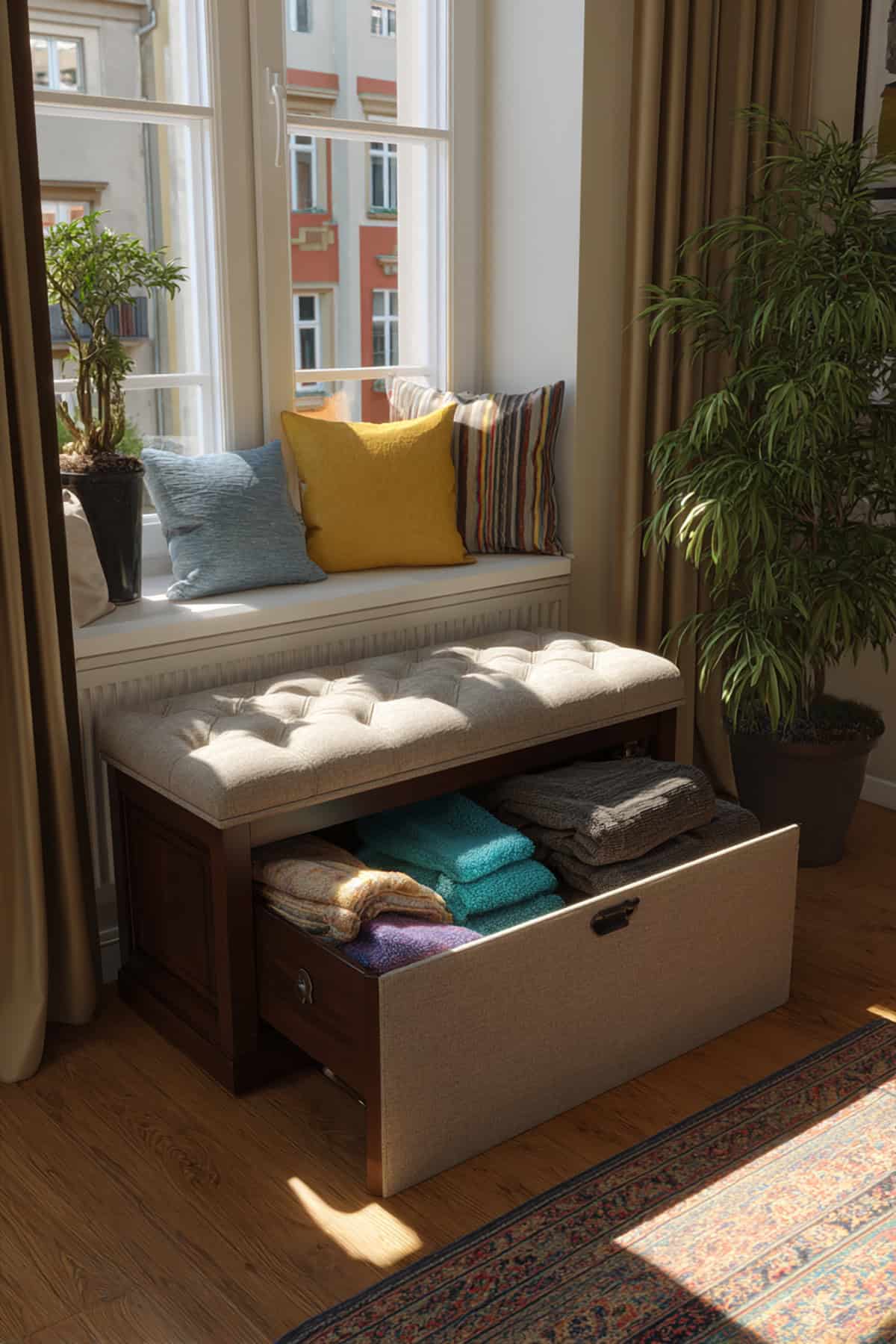 Storage Bench for Living Rooms