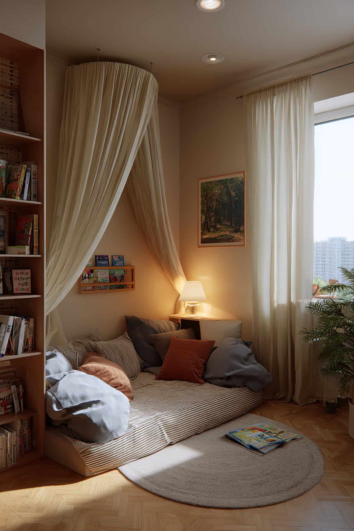 Storybook Canopy Reading Corner