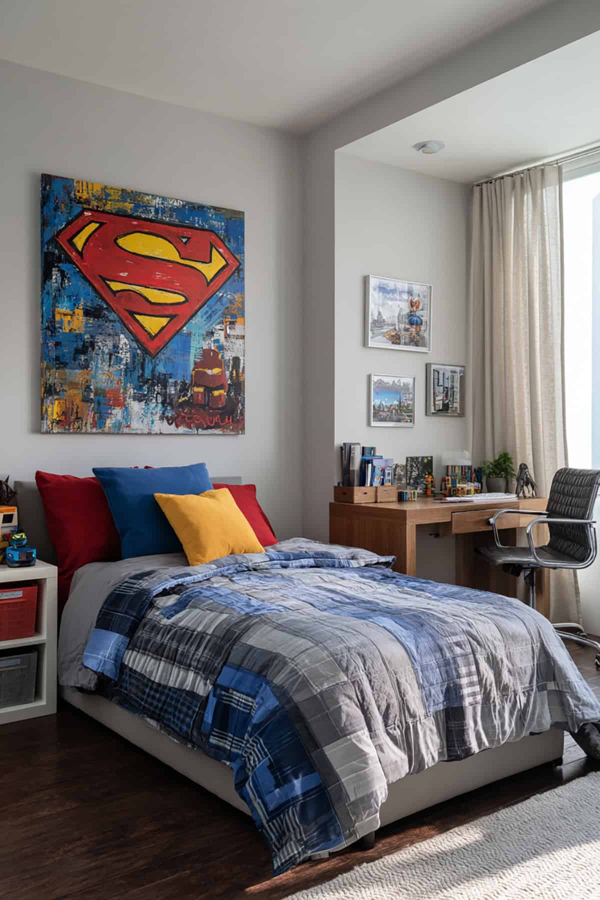 Superhero Minimal Wall + Color Pop