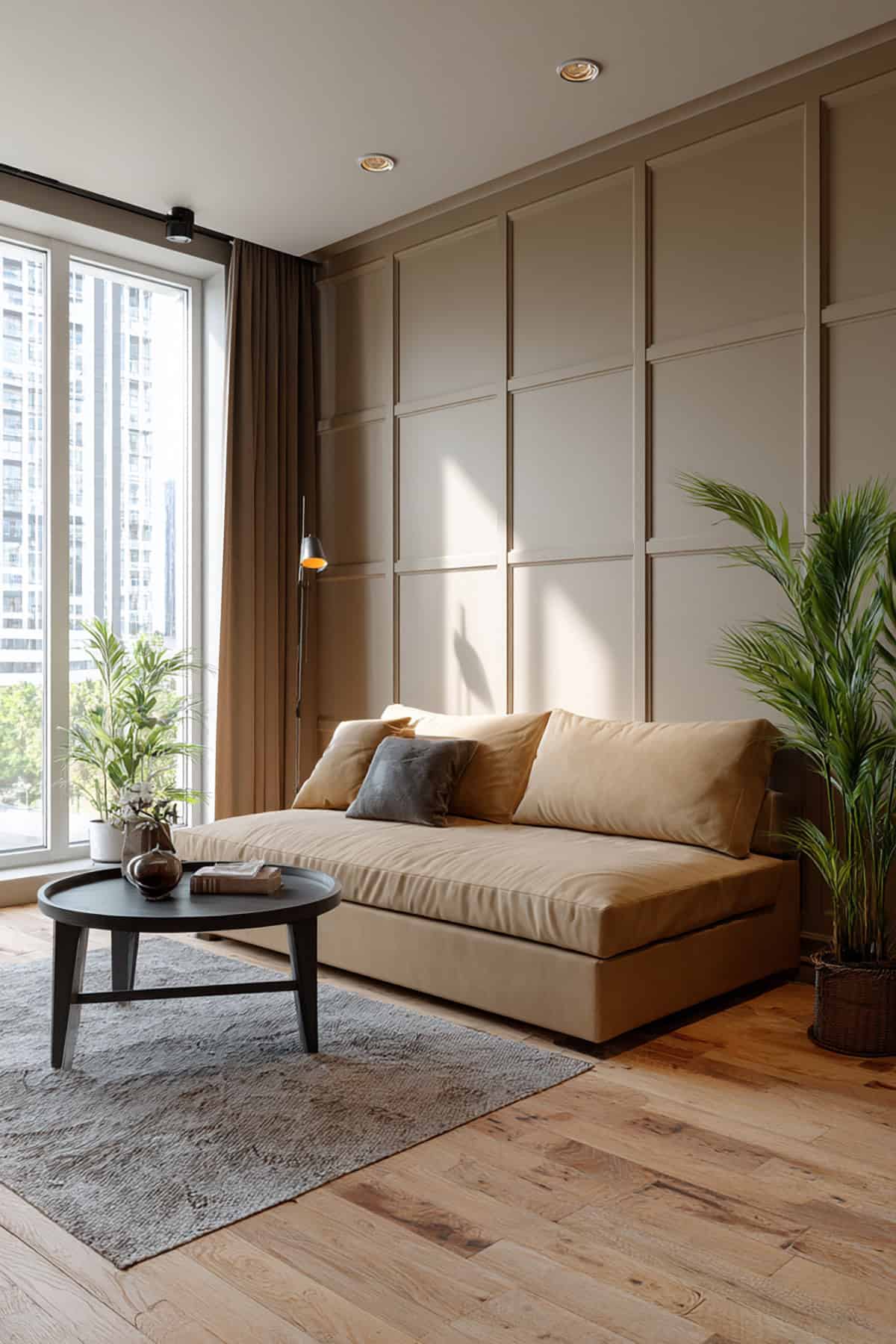 Thin Line Modern Panel Grid