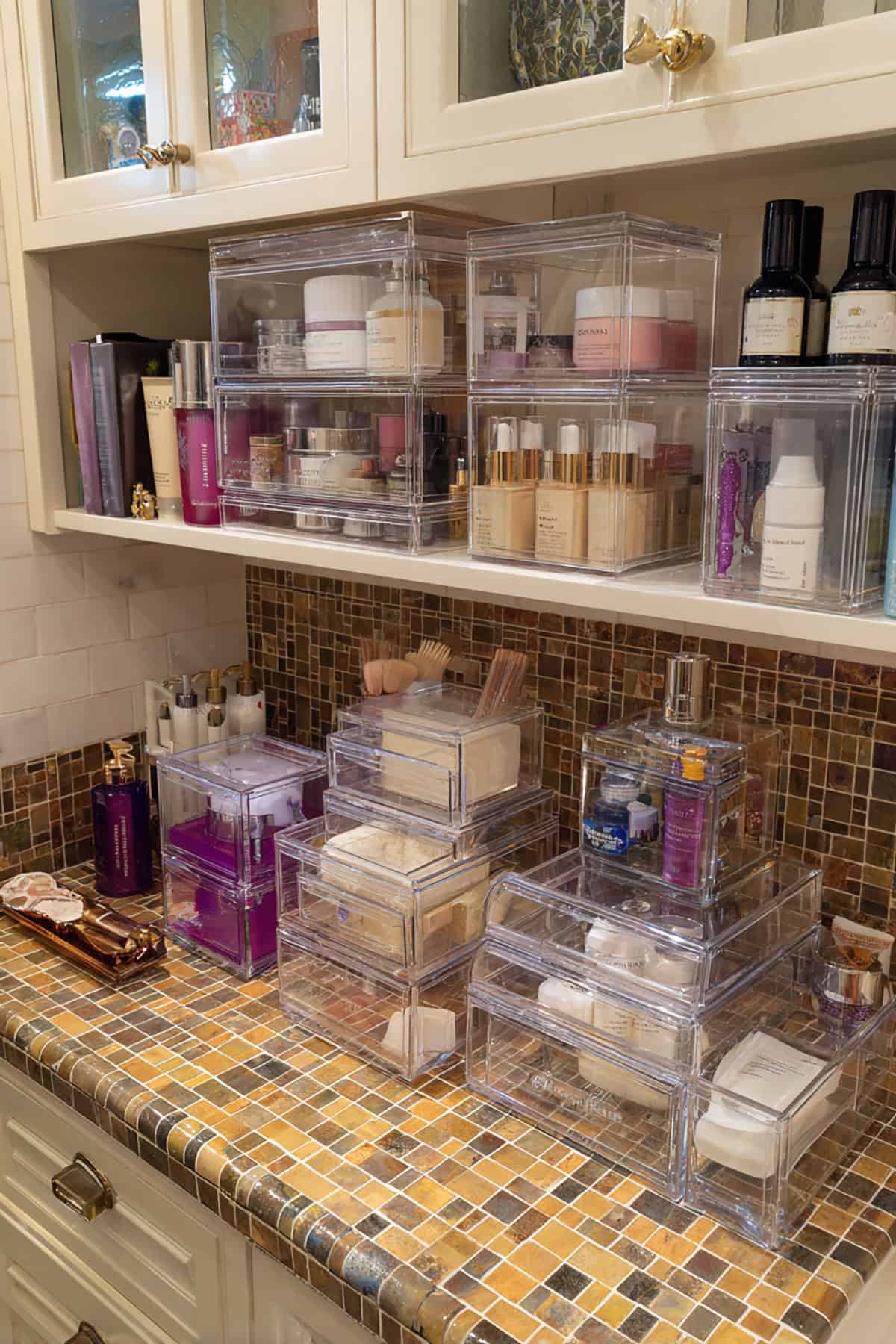 Today Clear Containers for Bathroom Essentials