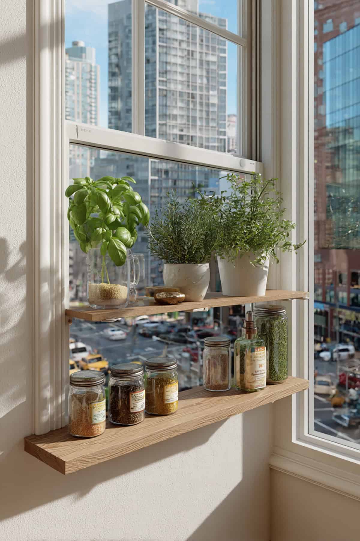 Using Window Sills As Mini Shelving