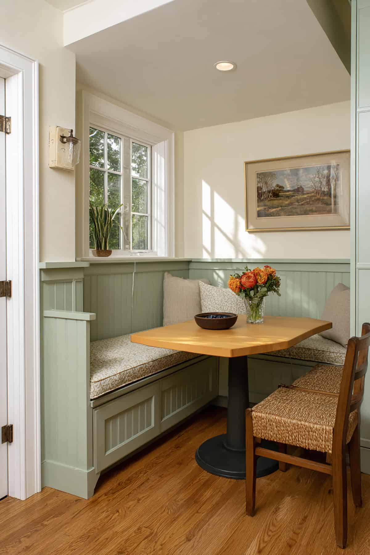 Wainscoting Around Built In Seating