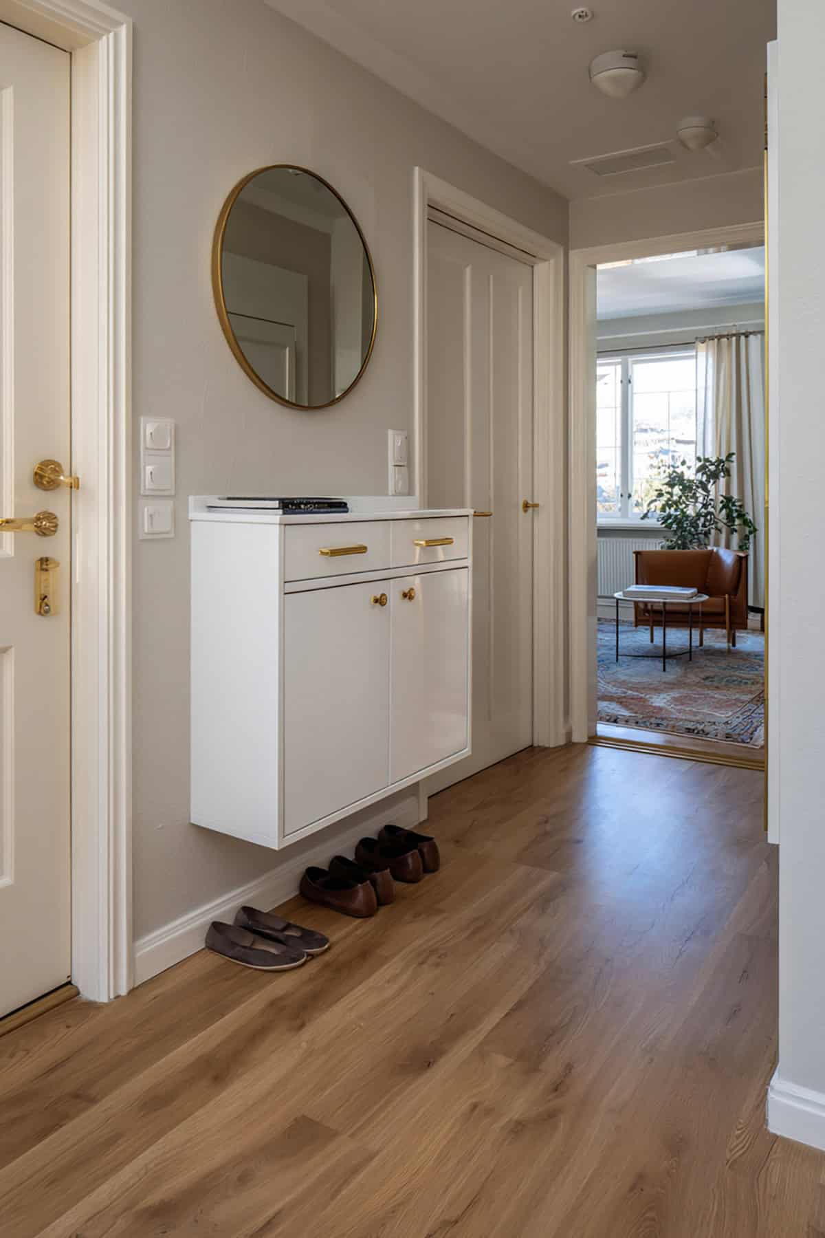 Wall Mounted Shoe Cabinet