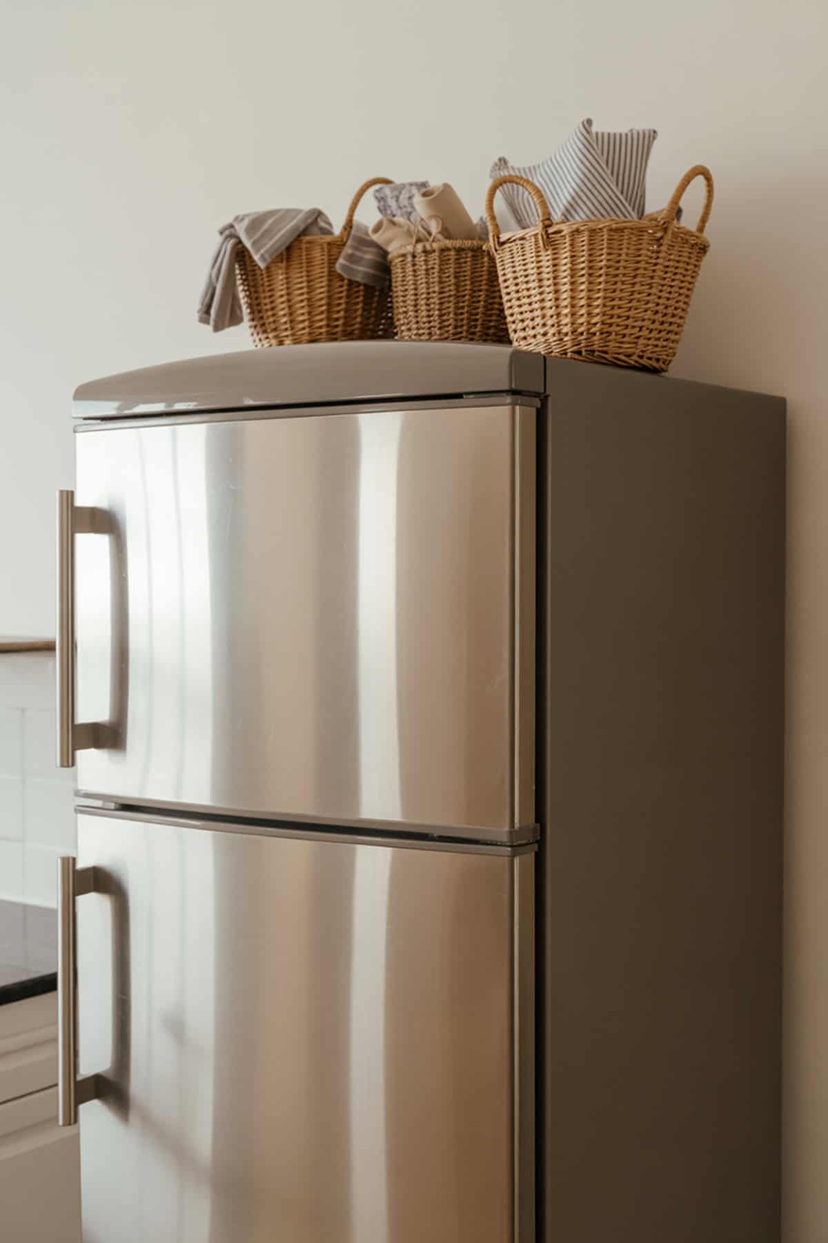 Woven Basket Storage Row