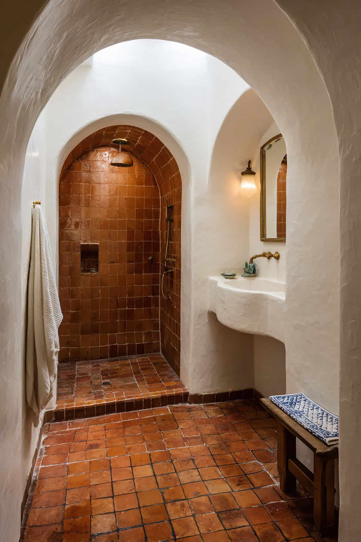 Arched Shower Alcove Wet Room