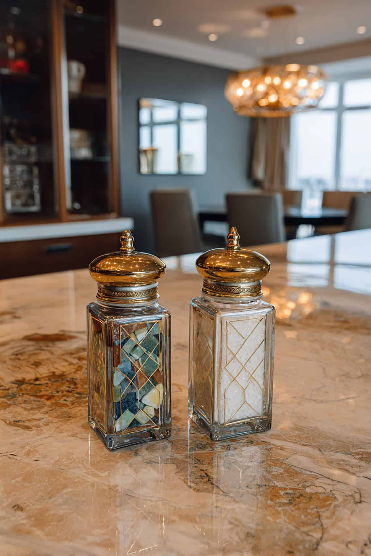 Decorative Salt and Pepper Set