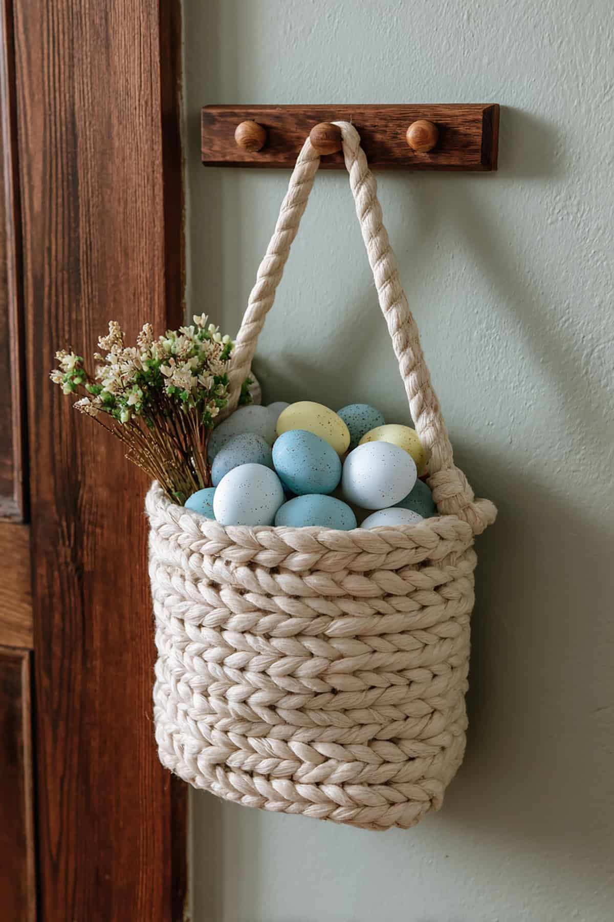 Easter Basket Wall Pocket