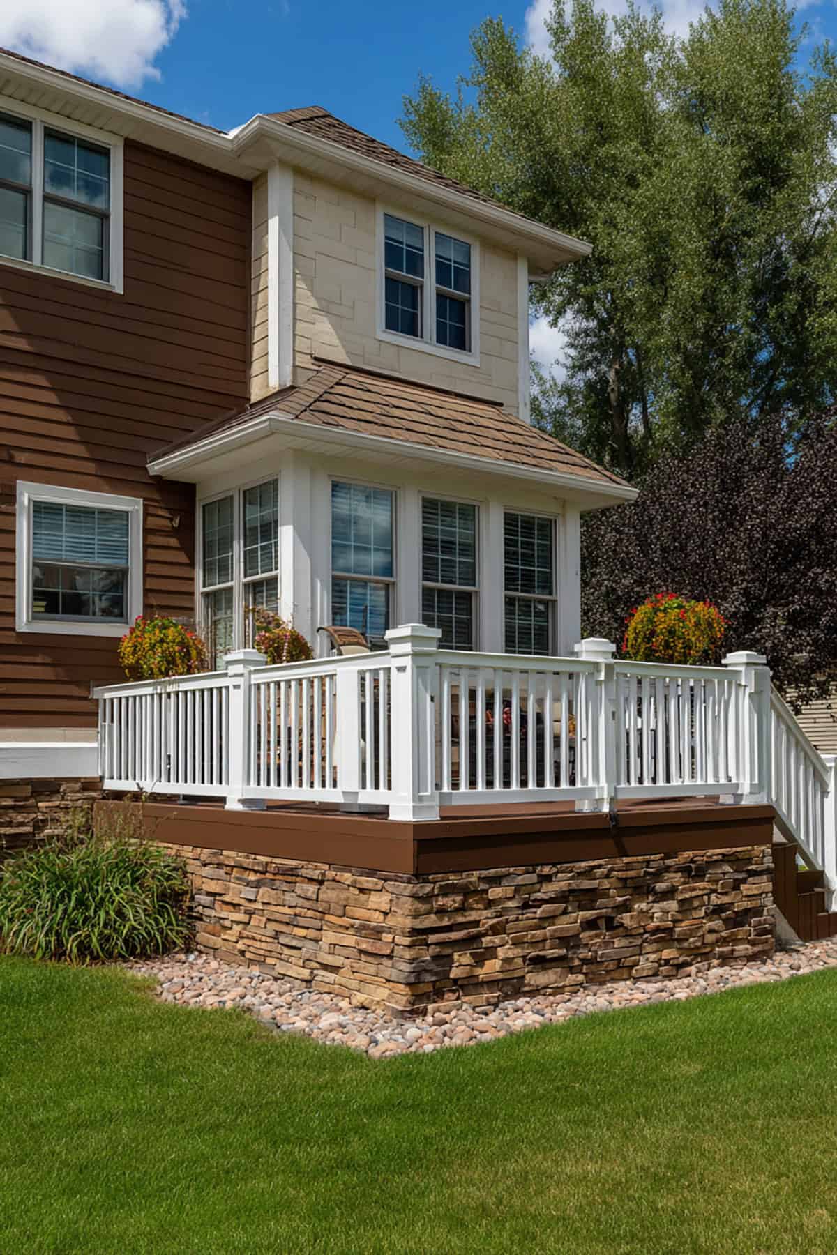 Horizontal Brick Accent Skirting