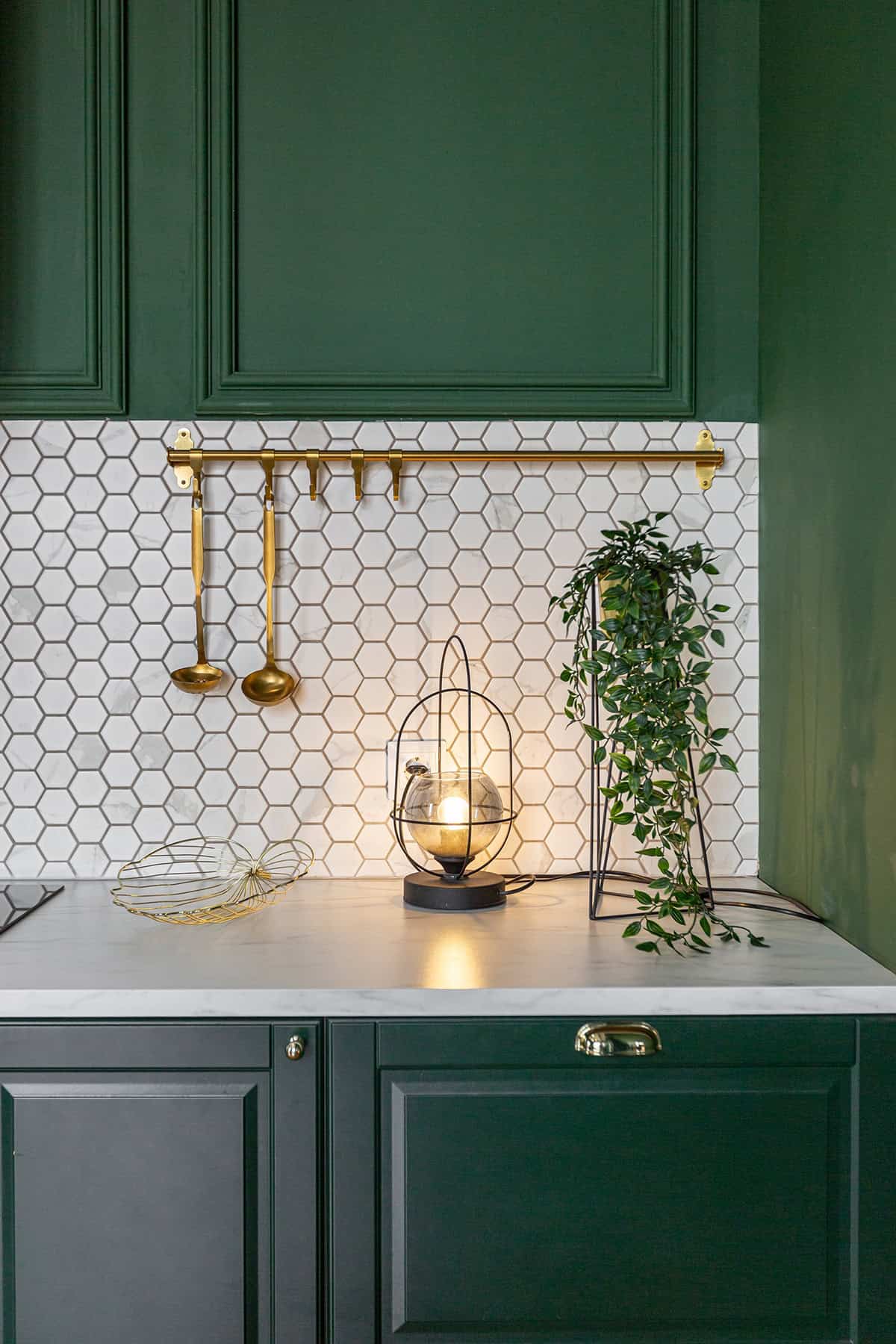 Lantern and Greenery