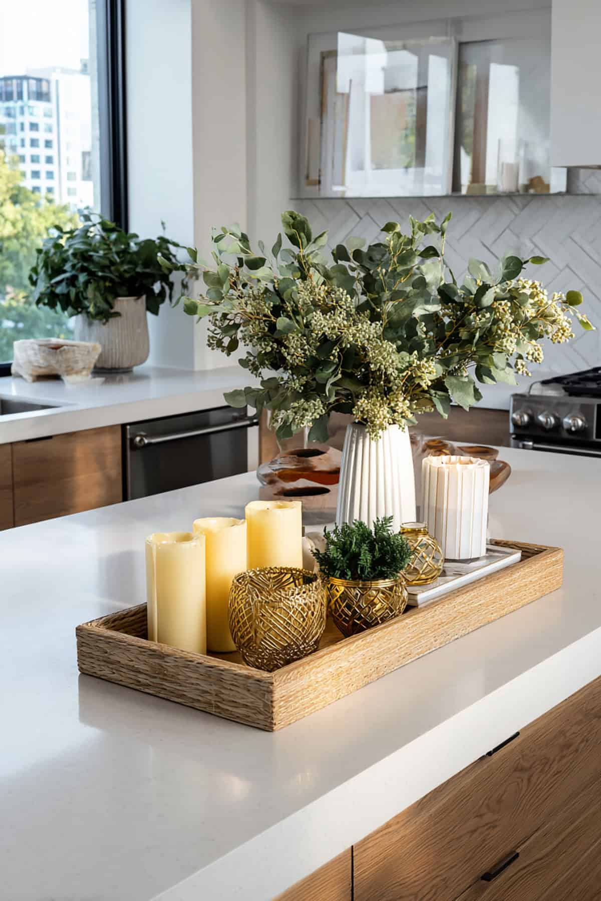 Long Rectangular Tray With Layers