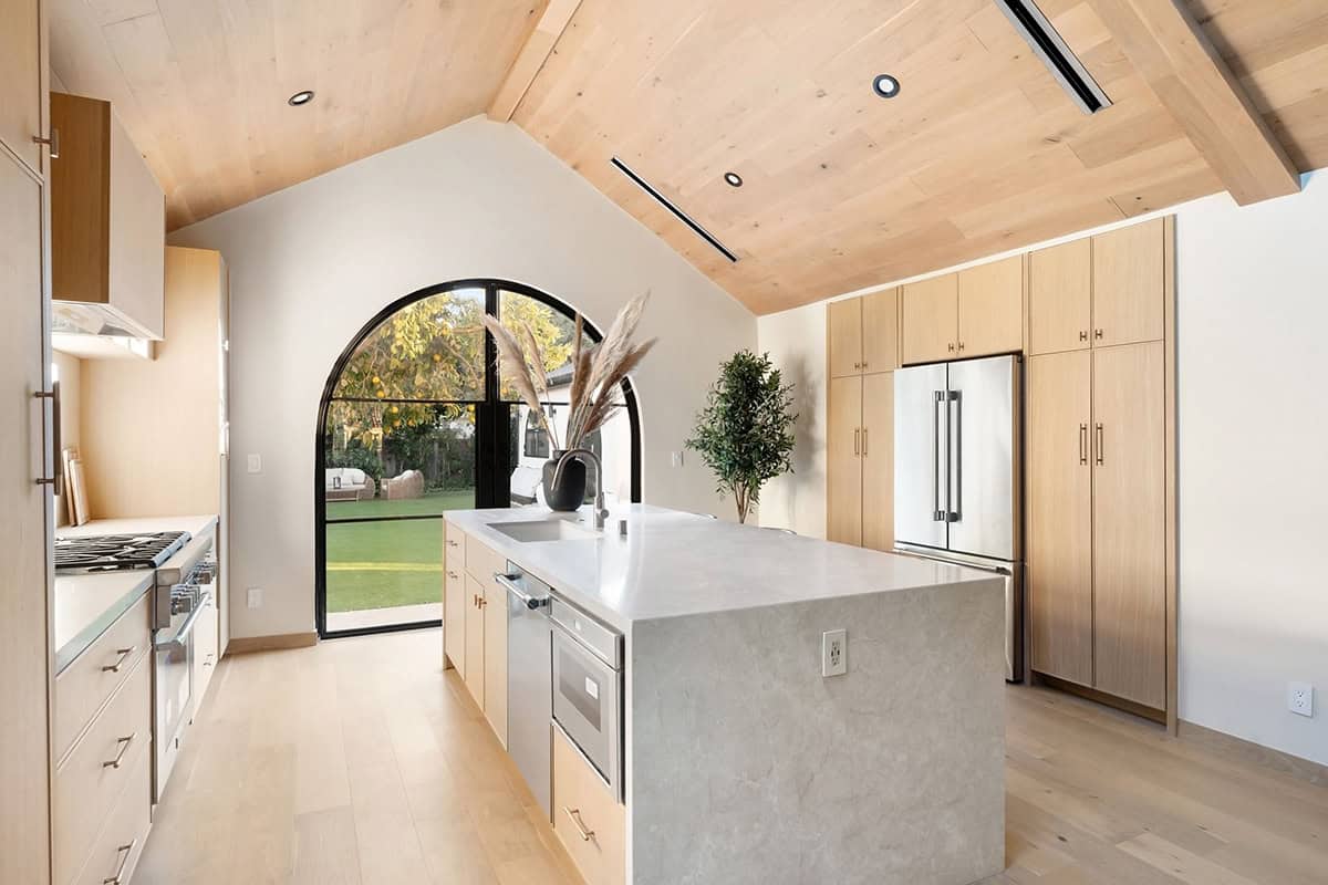 Natural Wood Vaulted Ceiling