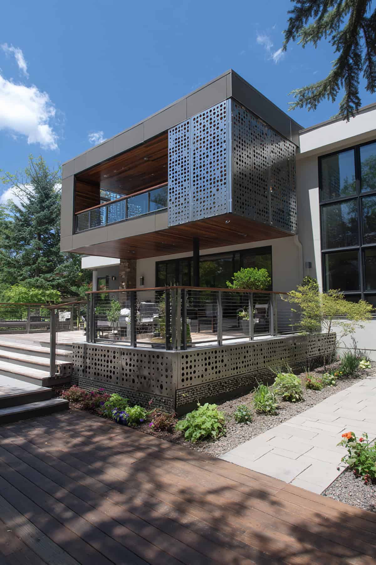 Perforated Aluminum Panel Skirting