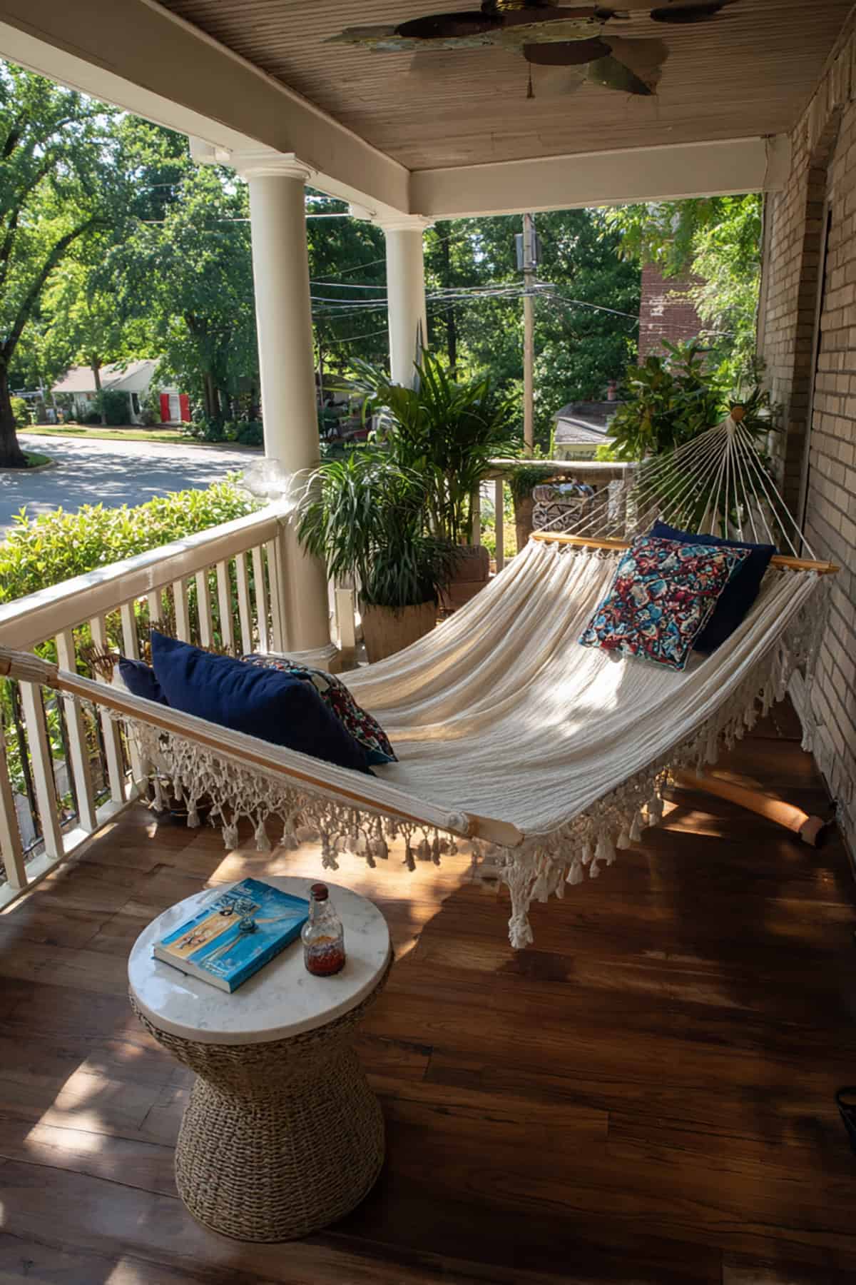 Back Porch Hammock Corner with Stand Frame