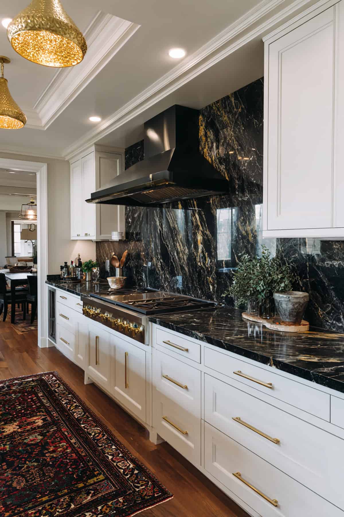 Black Marble Backsplash