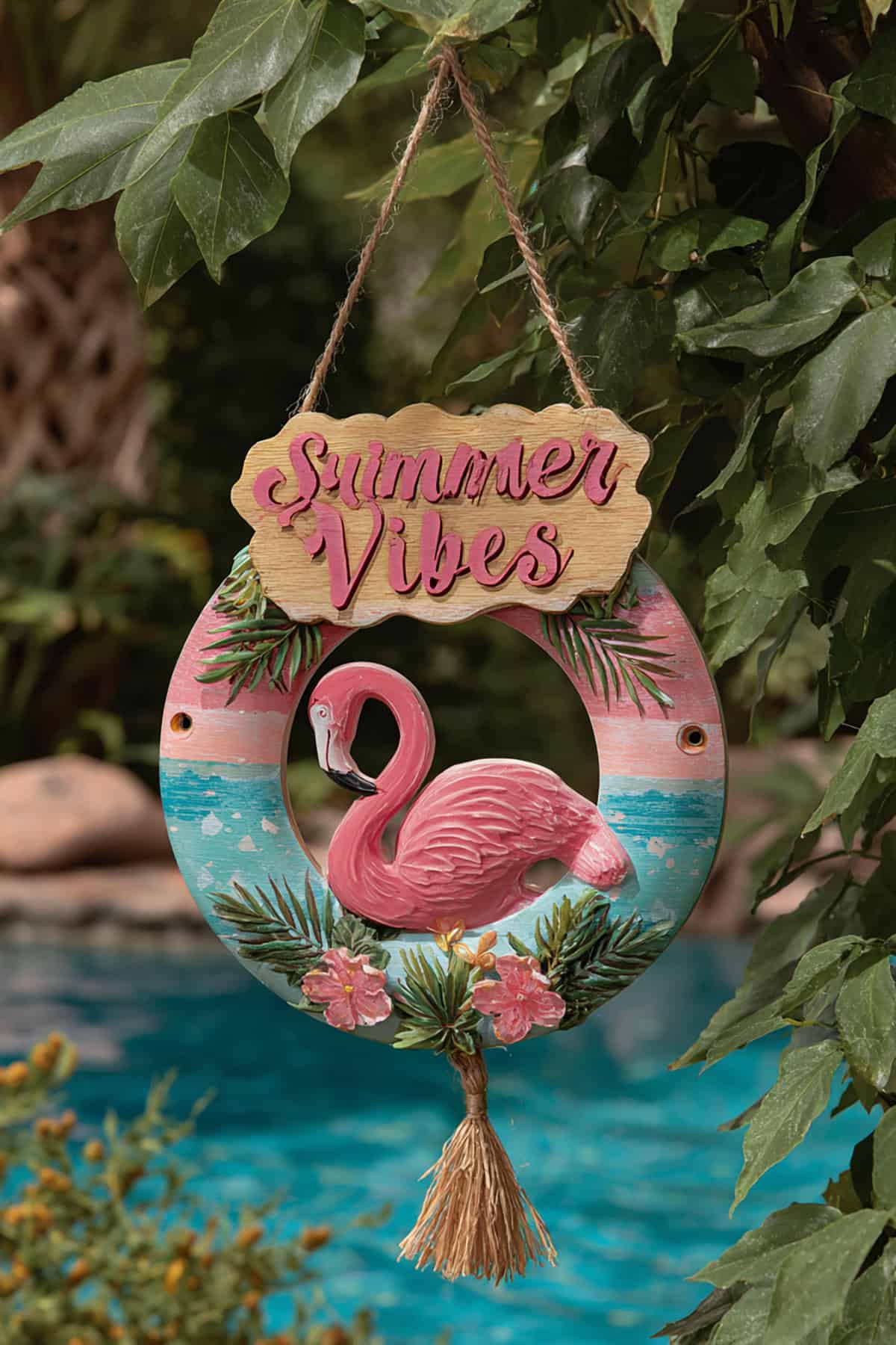 Flamingo Pool Party Hanger