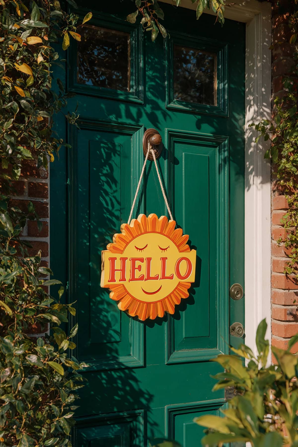 Hello Sunshine Sun Door Hanger