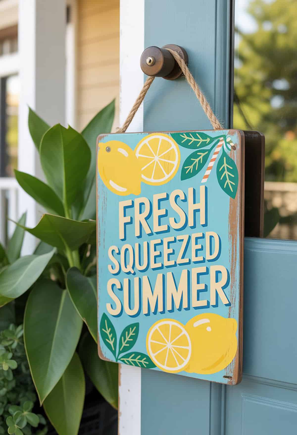 Lemonade Stand Door Hanger