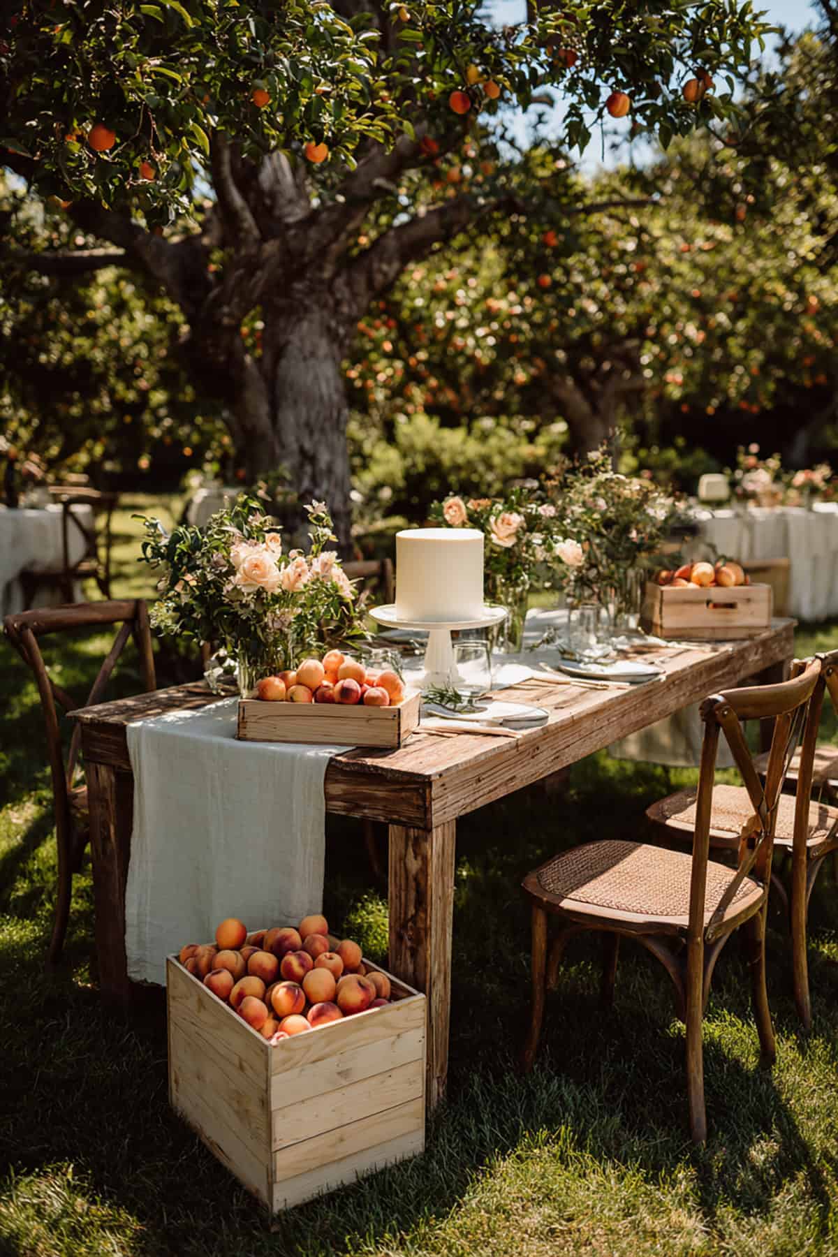 Peach & Cream Garden Baby Shower