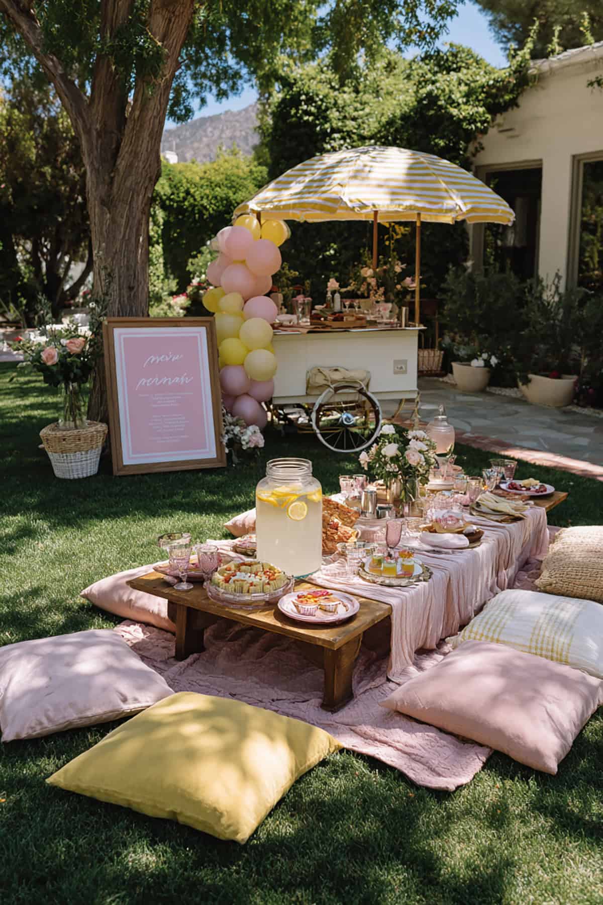 Pink Lemonade Picnic Baby Shower