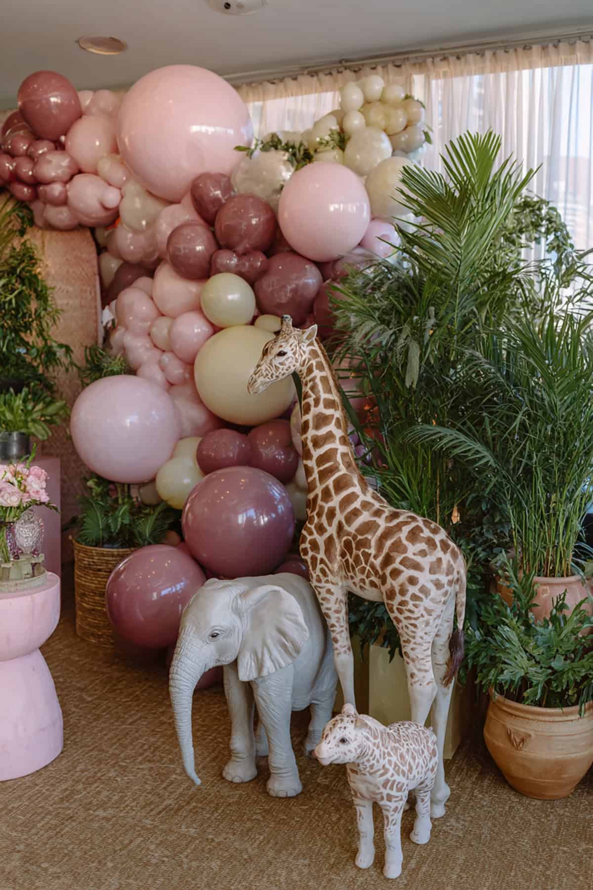 Pink Safari Baby Shower