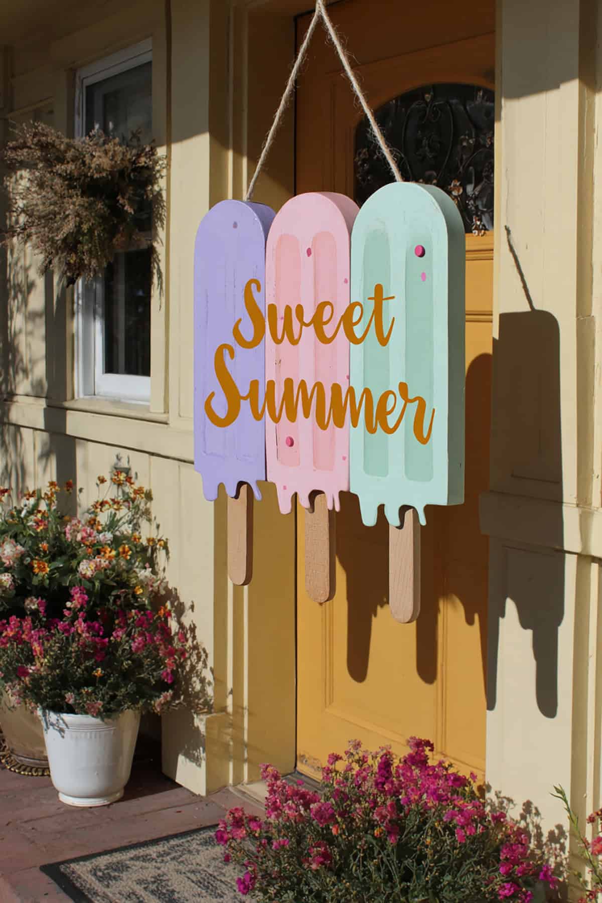 Popsicle Trio Door Hanger