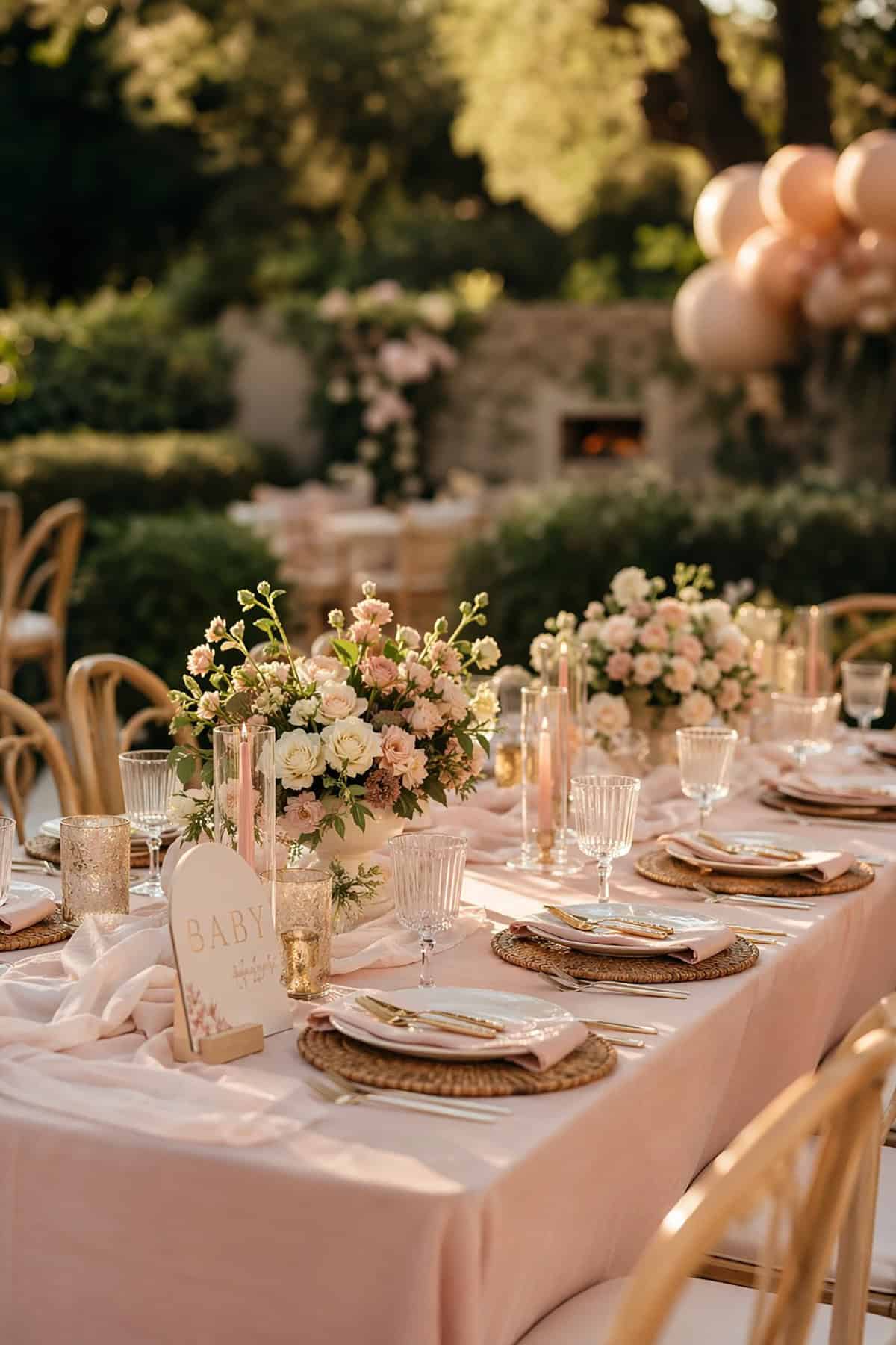 Rosé Garden Baby Shower