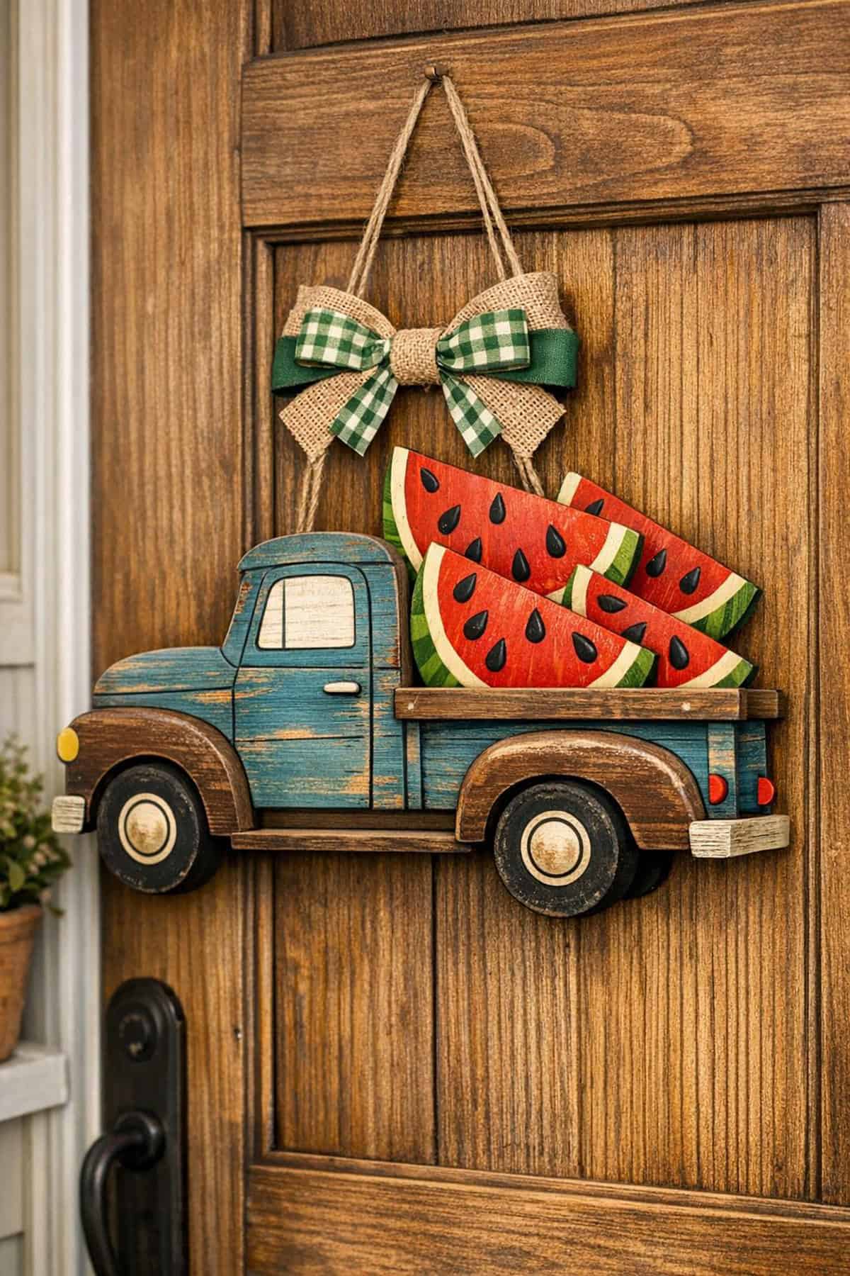 Watermelon Truck Door Hanger
