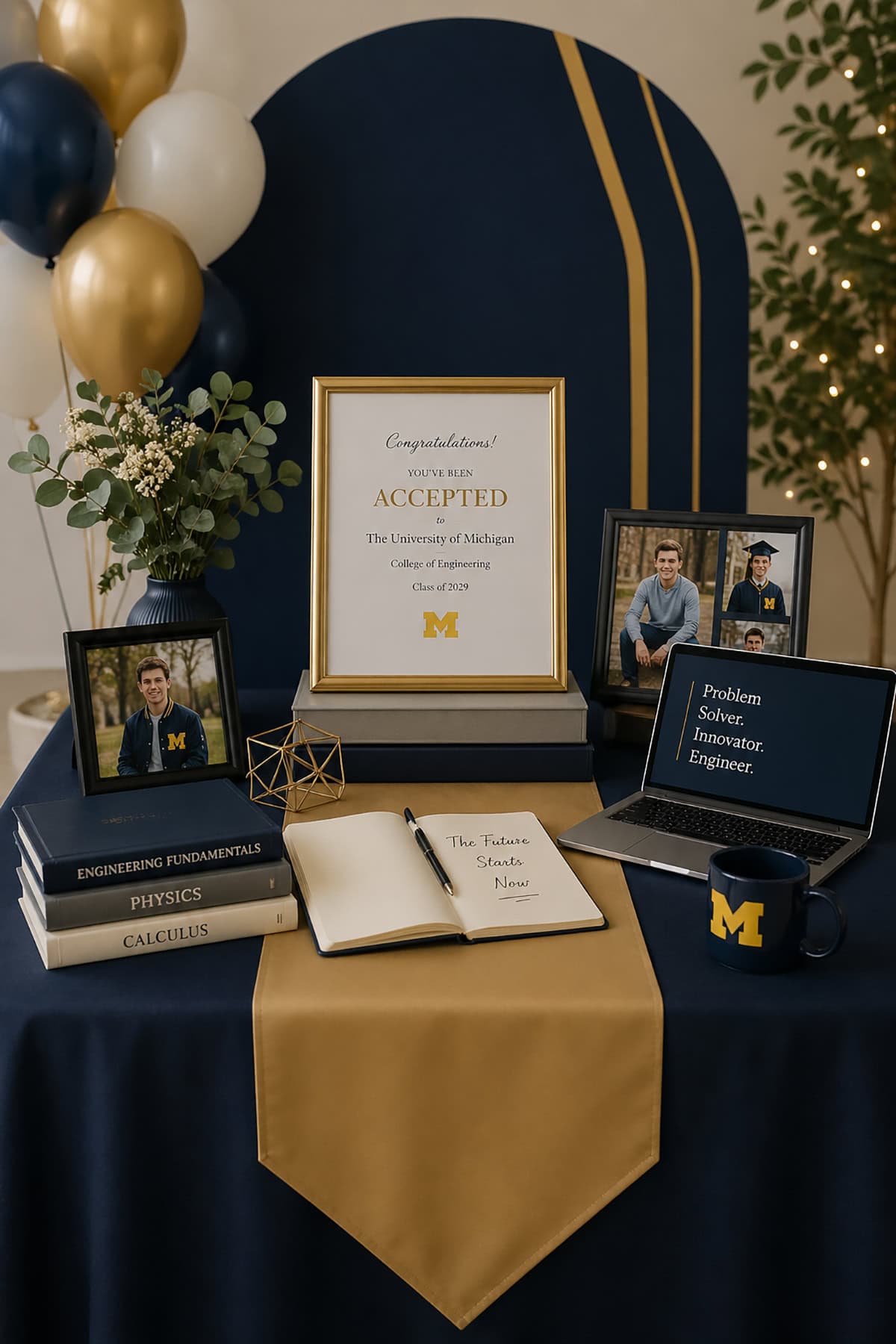 College Commitment Theme Table
