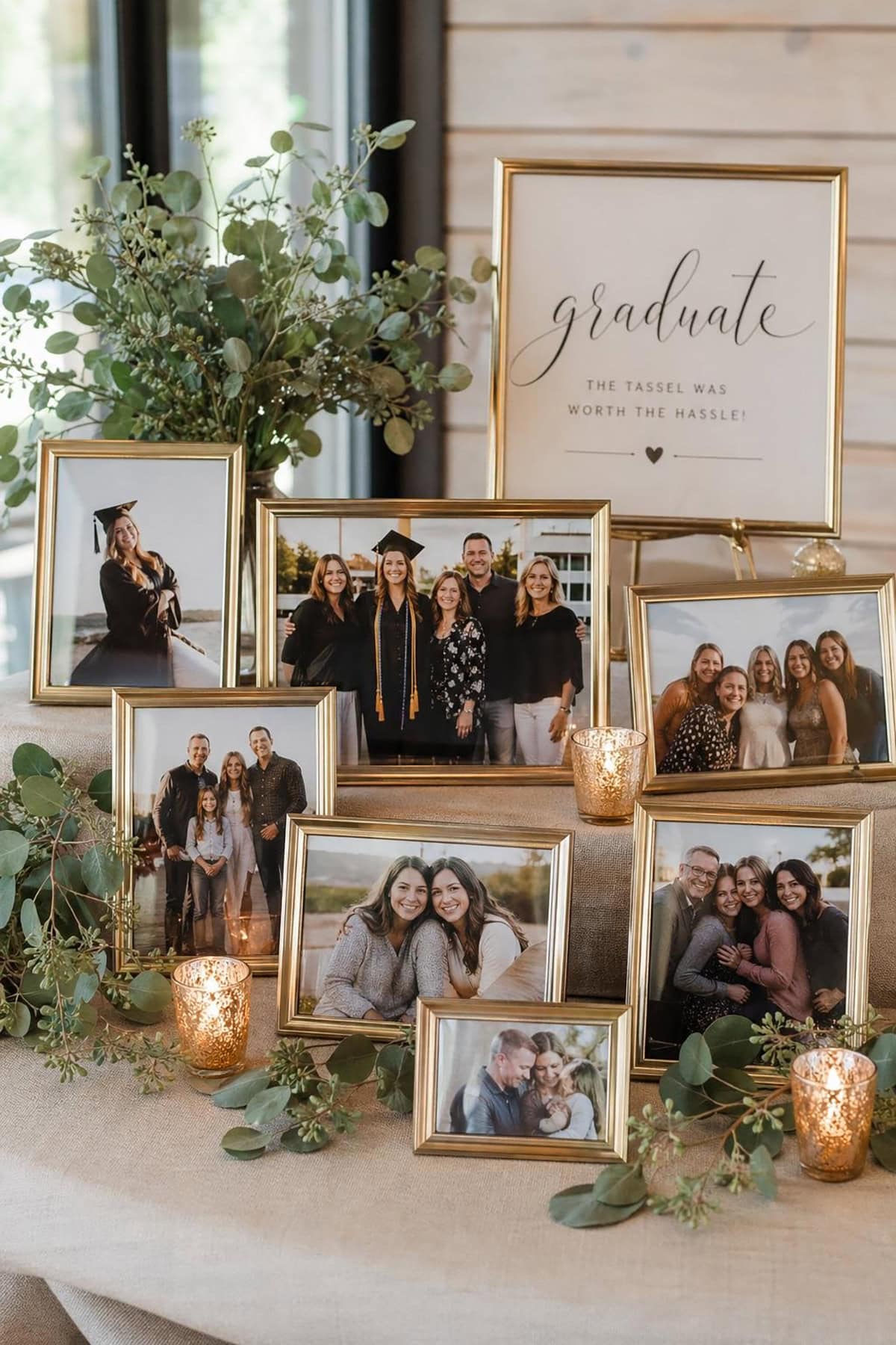 Family Photo Tribute Table