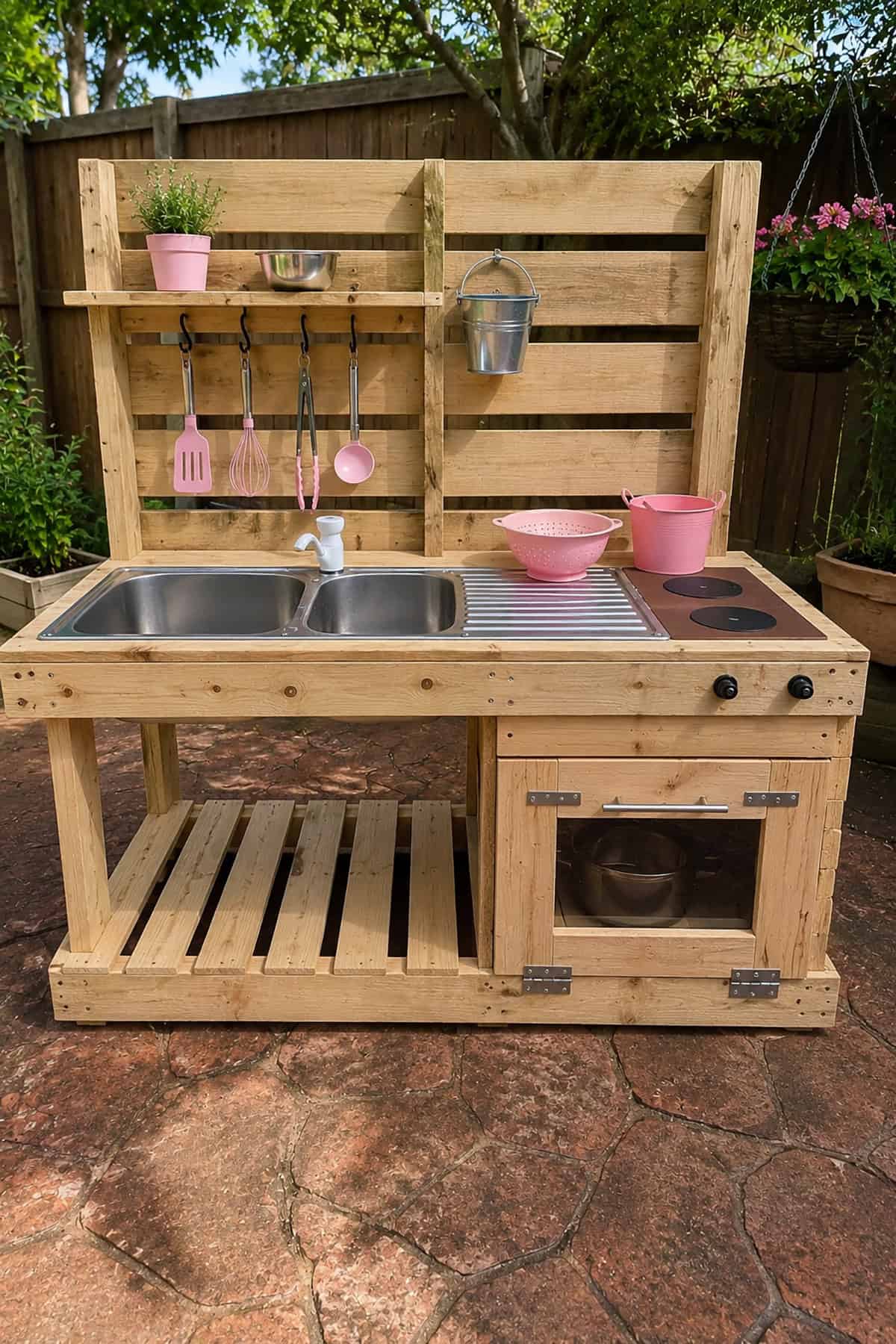 Pink Themed Mud Kitchen