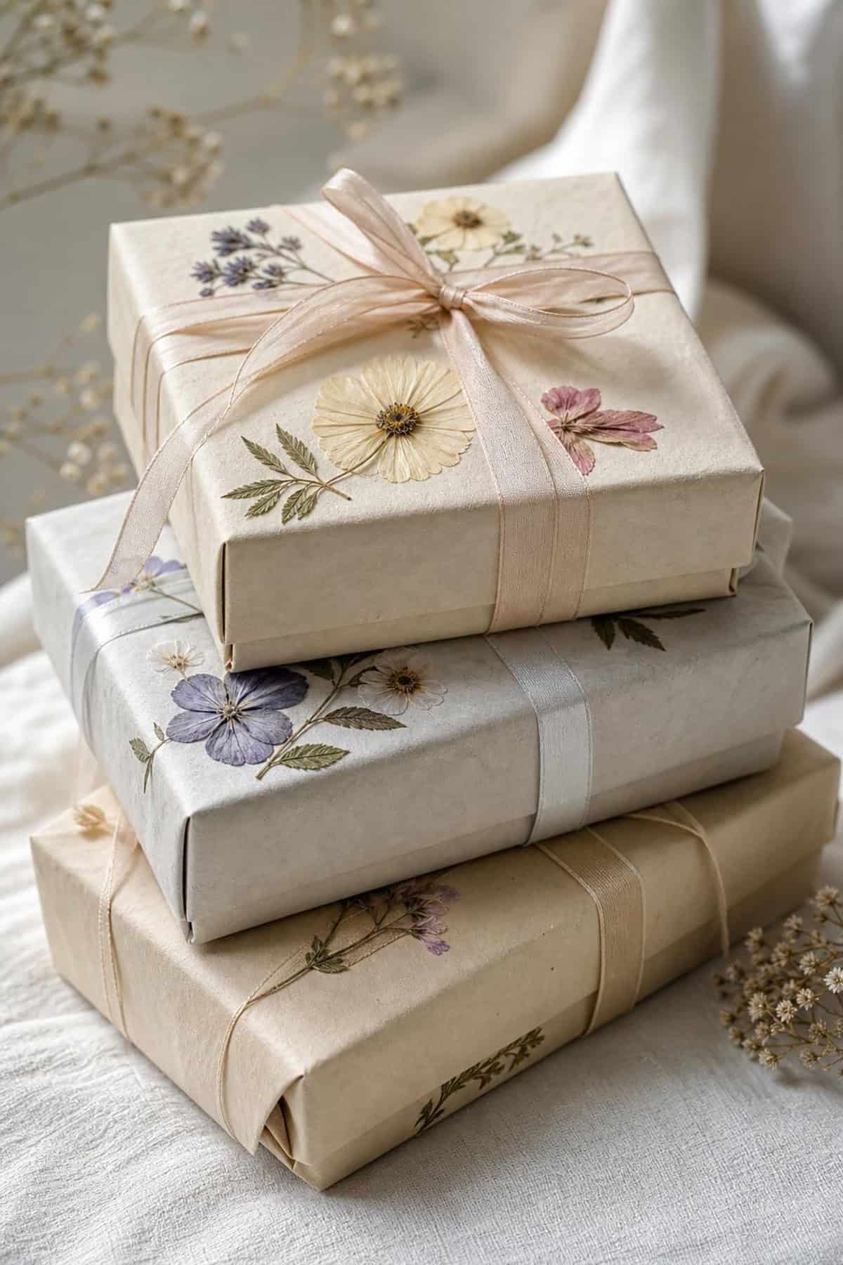 Pressed Flower Gift Boxes