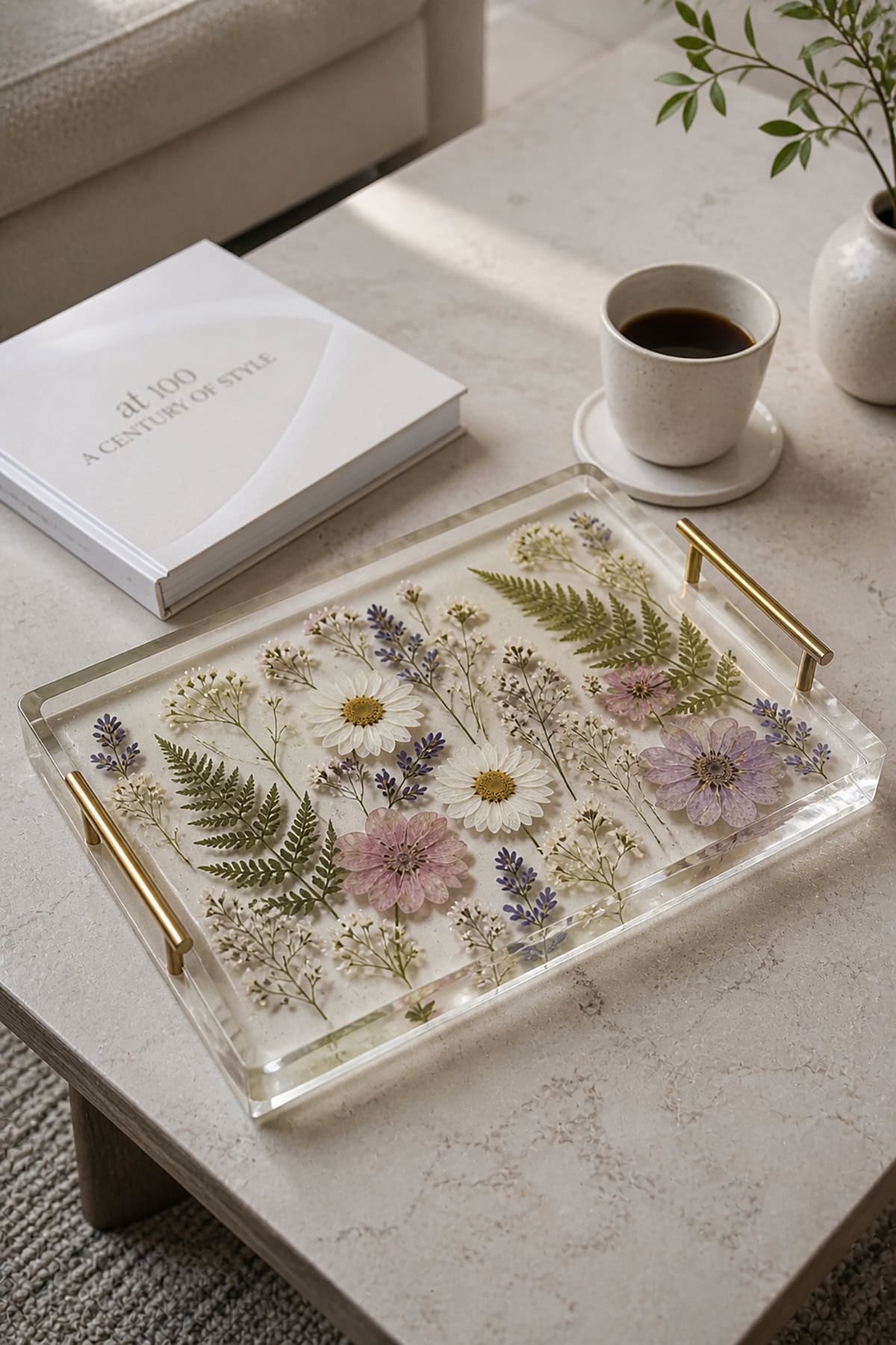 Pressed Flower Tray Decor