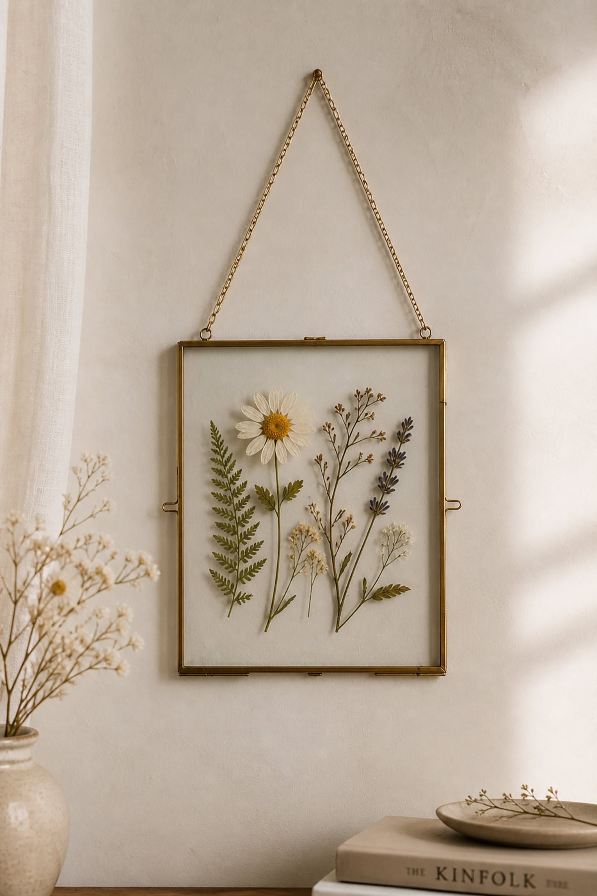 Pressed Flower Wall Hanging