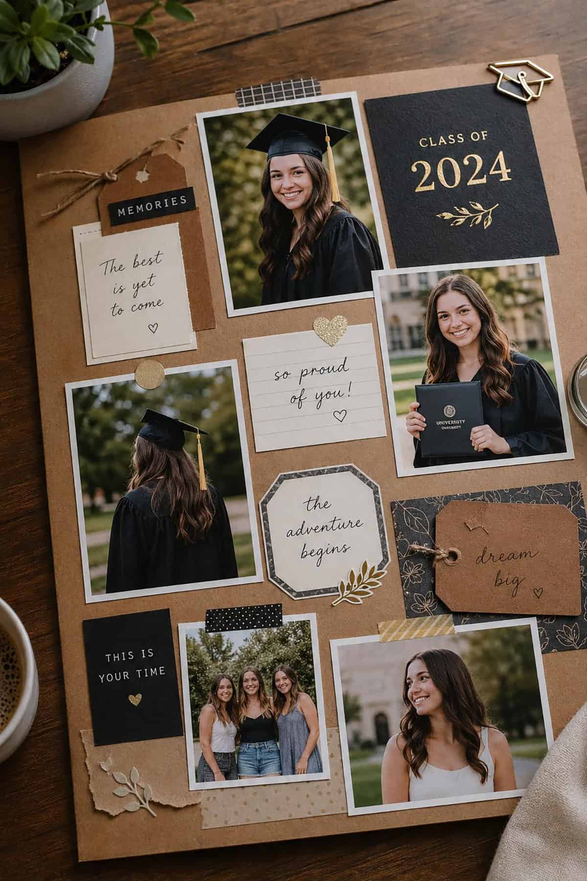 Scrapbook Style Layered Table