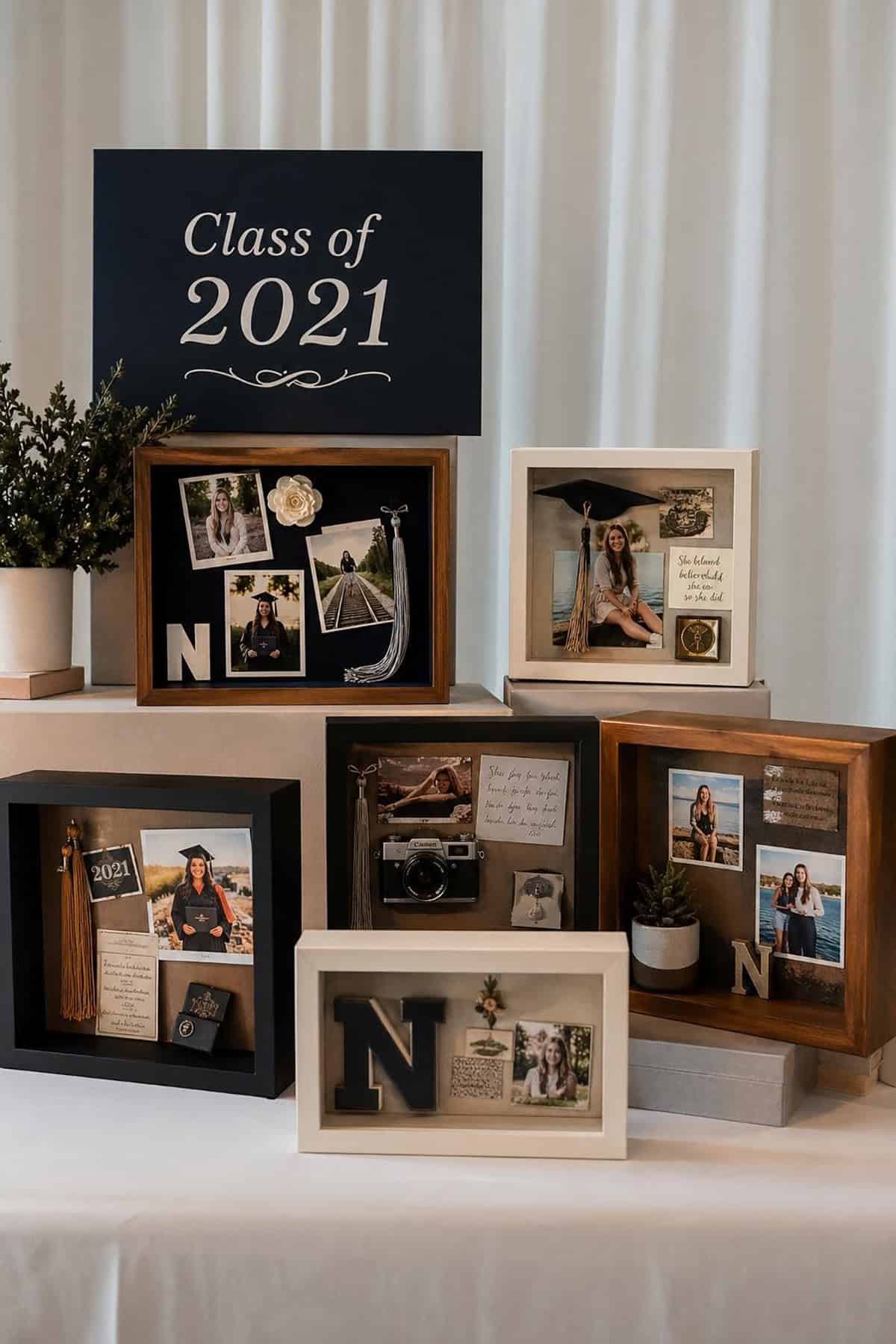 Shadow Box Memory Display Table