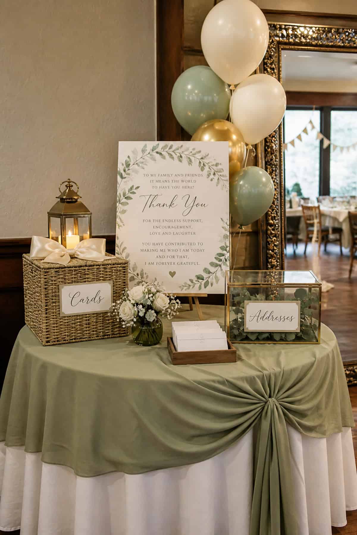Smart Senior Table With Cards And Address Station