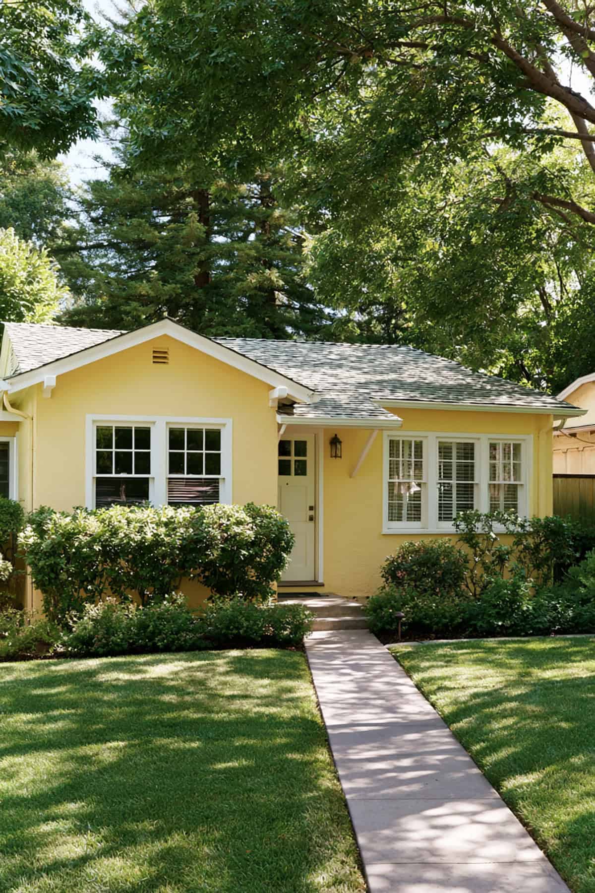 Soft Yellow Bungalow With Subtle Traditional Touches