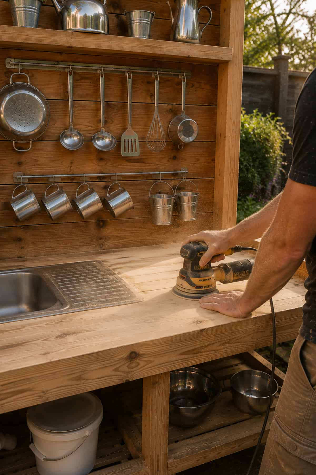Step 10 — Sand And Seal The Wood